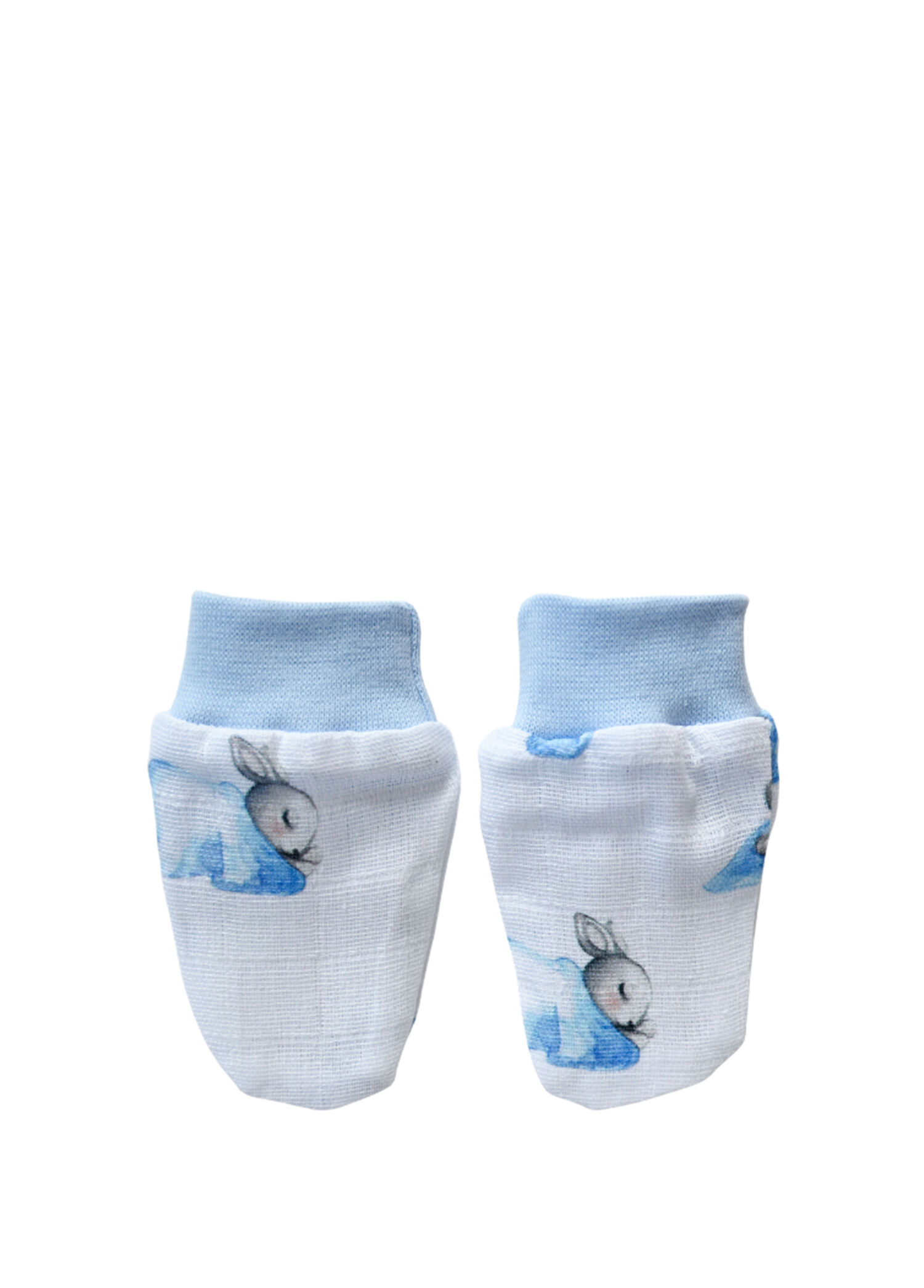 Bebe Lapin Pamuklu Müslin Erkek Bebek Eldiven