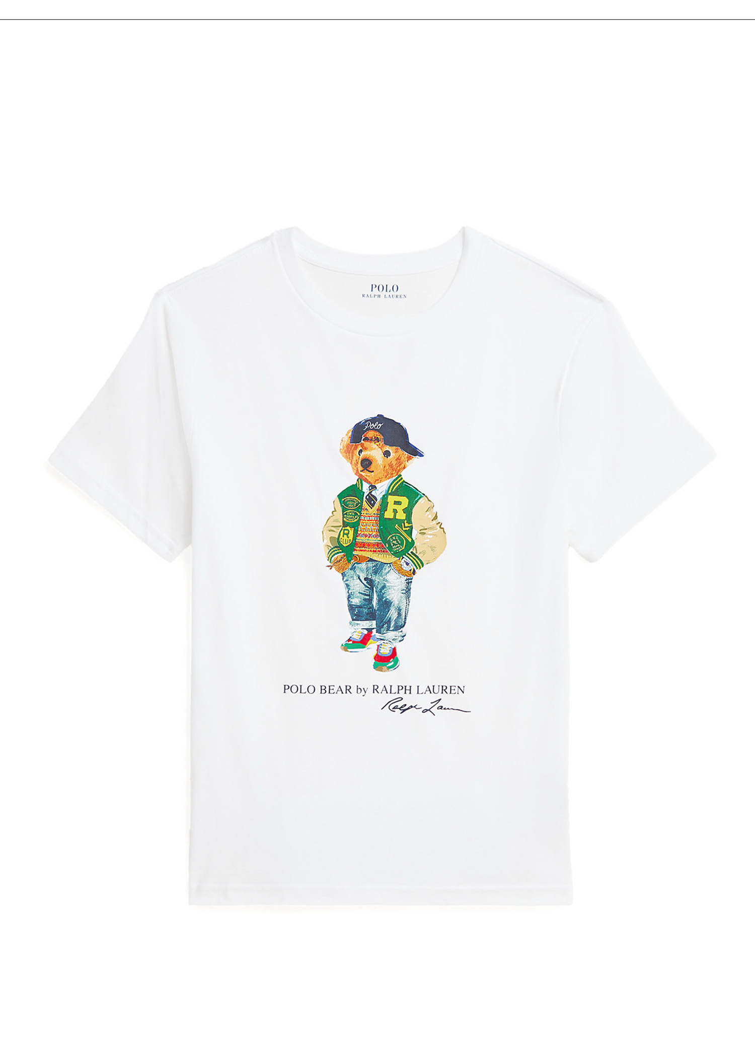 Polo Bear Beyaz Erkek Çocuk T-shirt