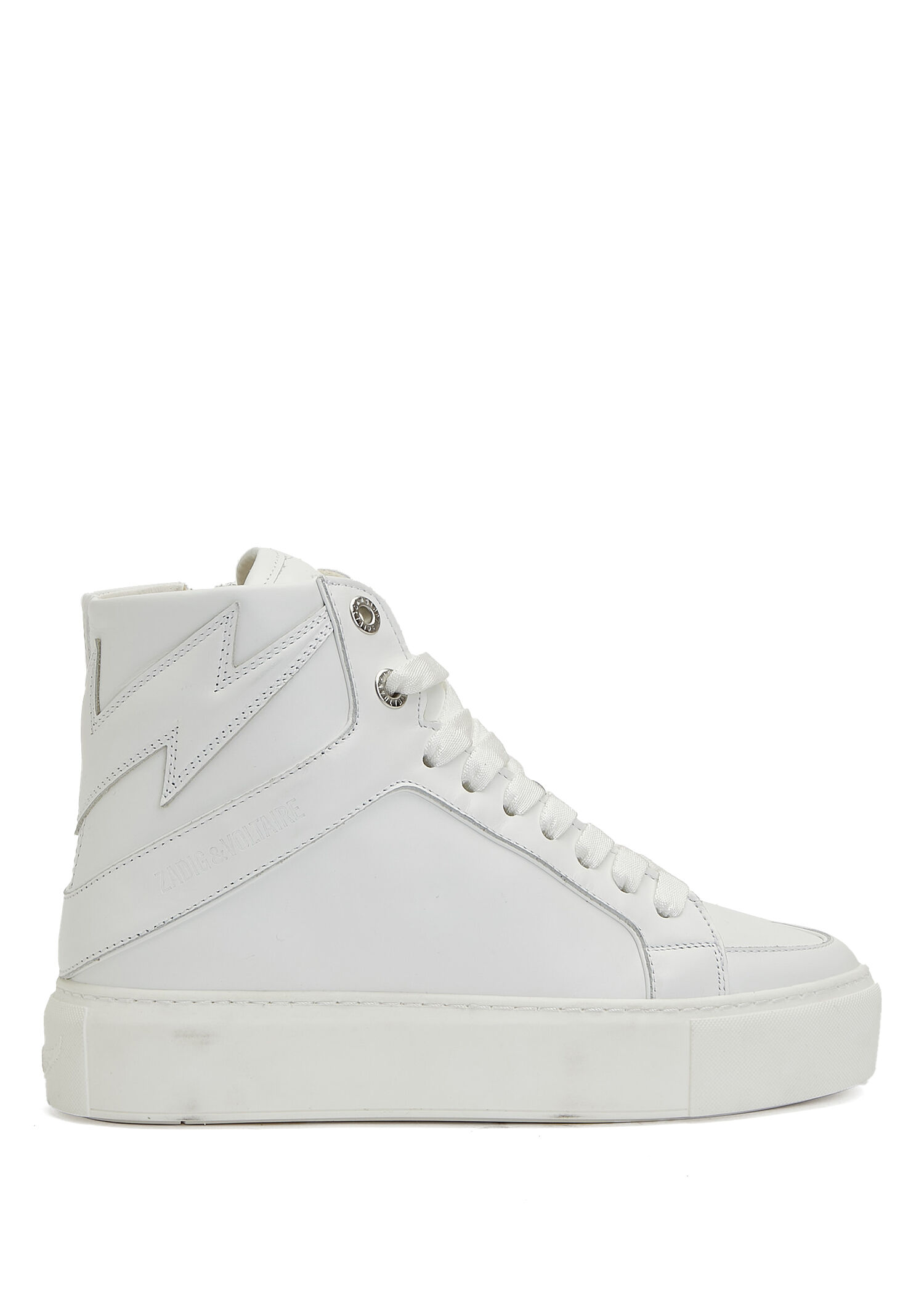 Beyaz Kadın Deri Sneaker