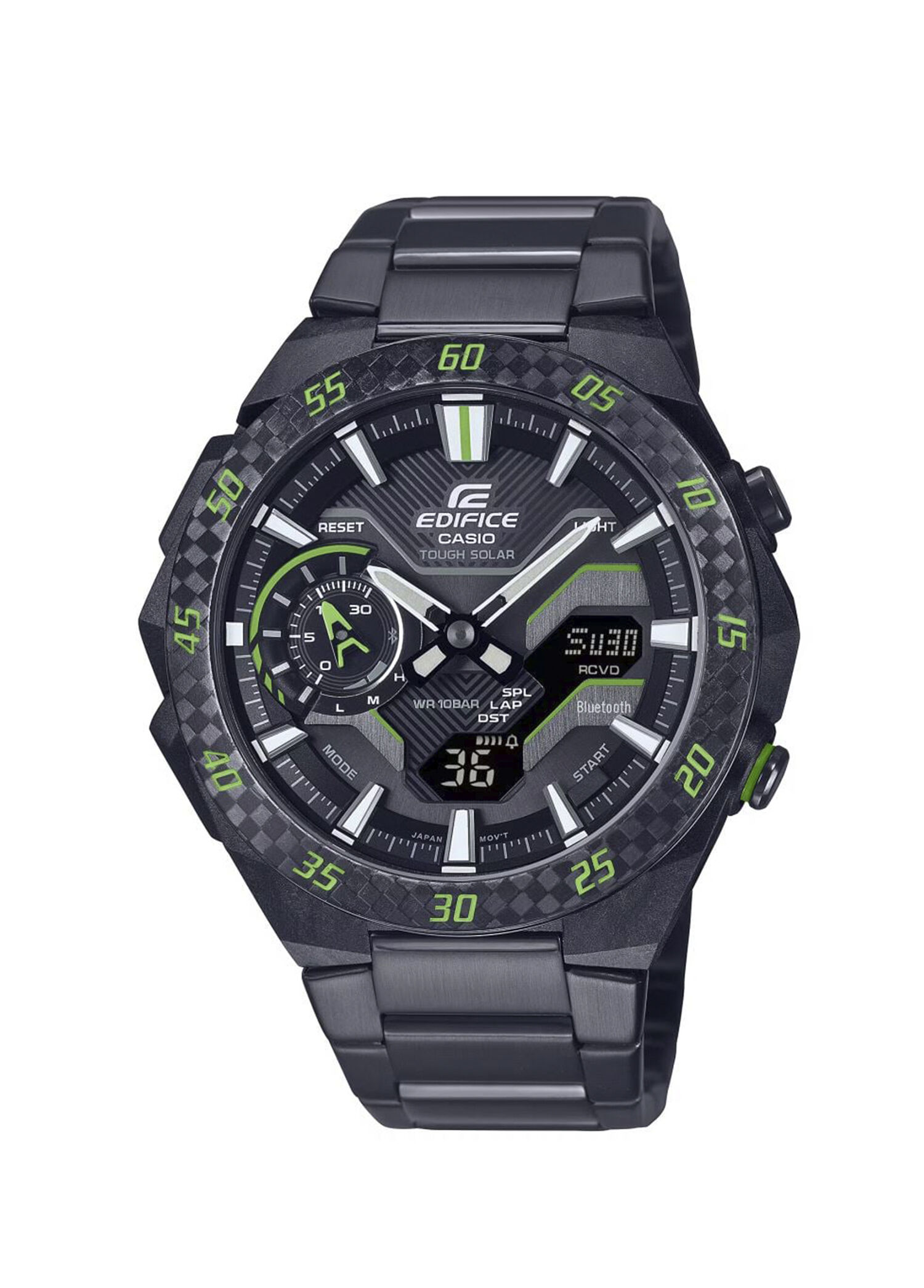 Edifice ECB-2200RC-1A3DF Çelik Erkek Kol Saati