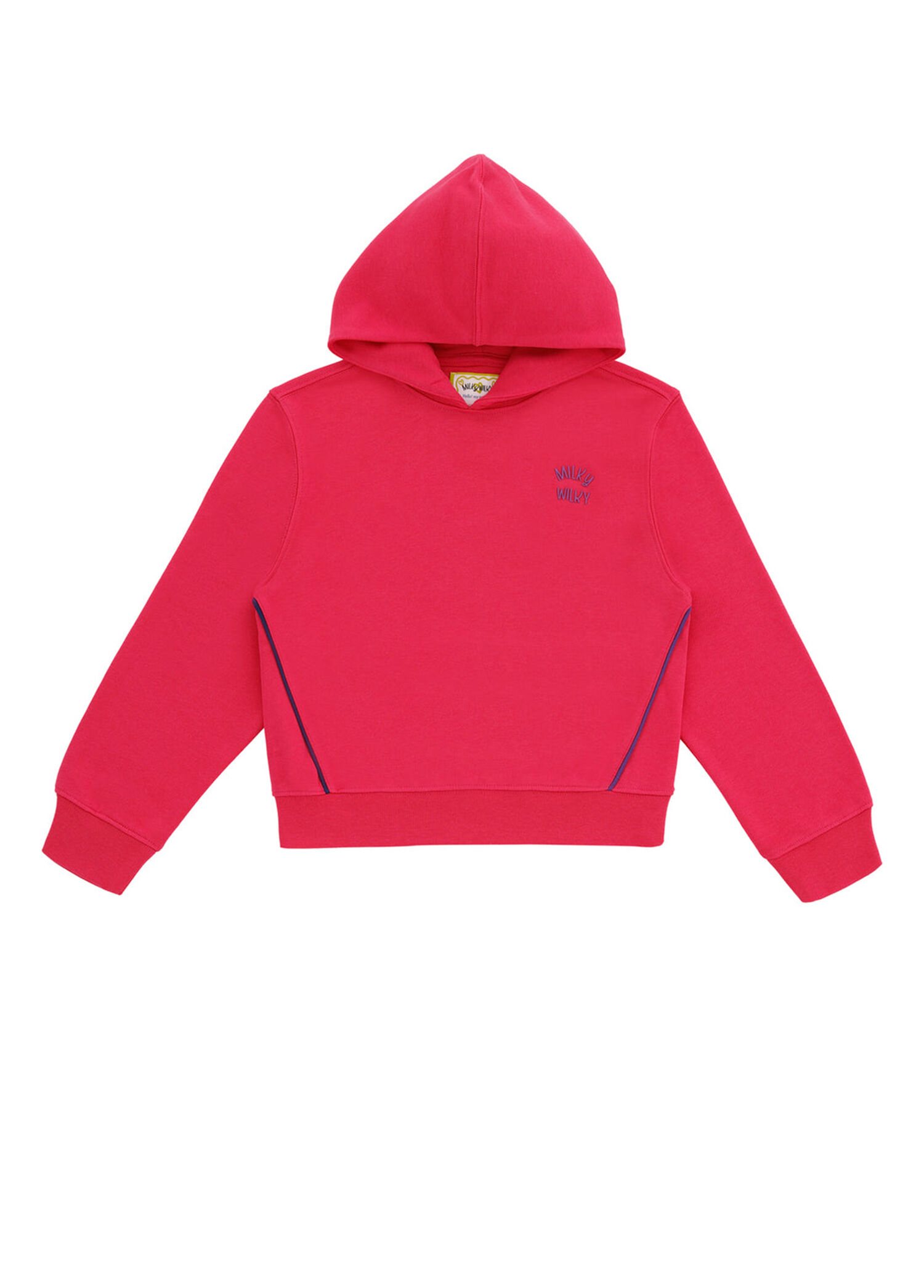 Fuşya Kapüşonlu Kız Çocuk Sweatshirt