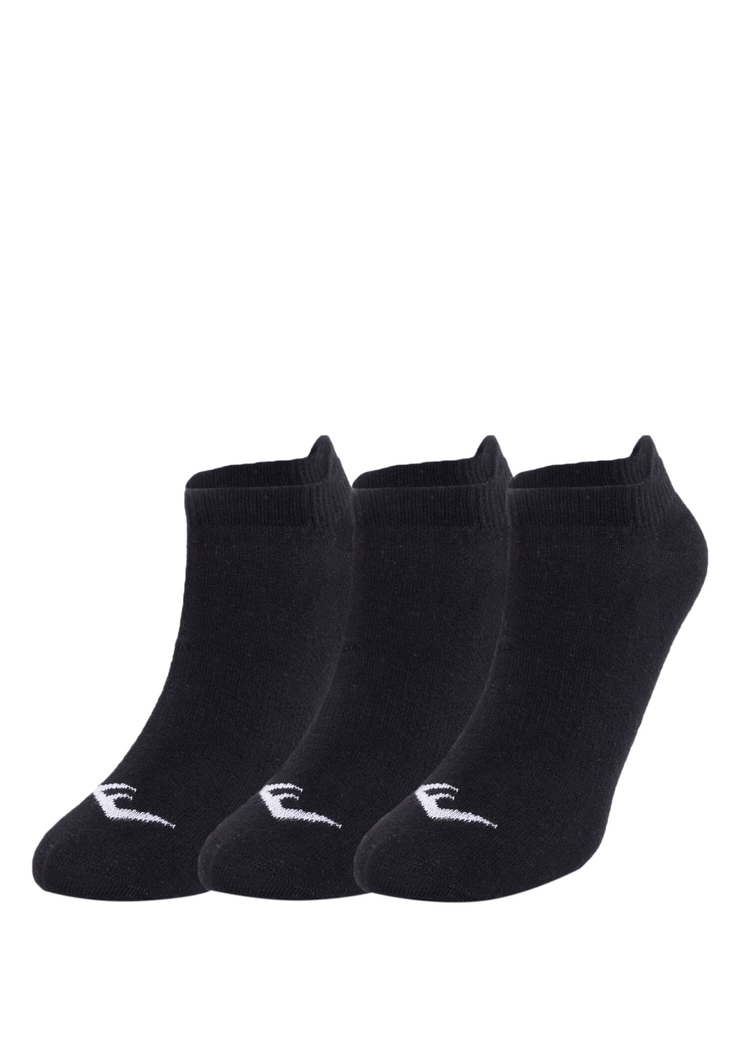 Econ 3'lü Siyah Unisex Patik Çorap