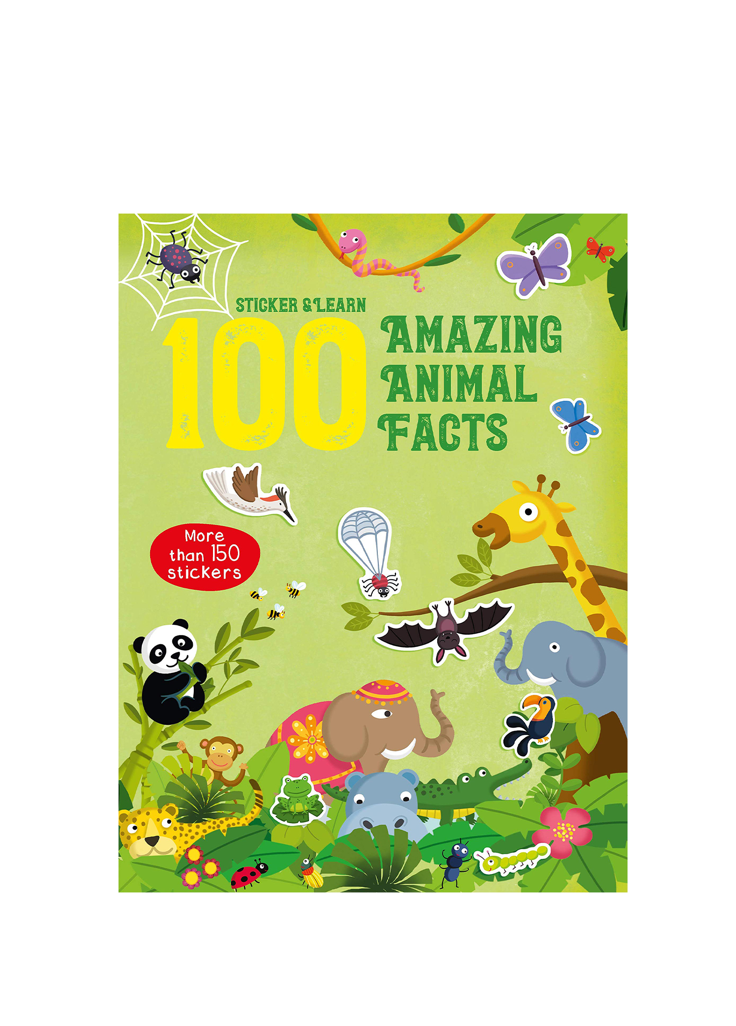 100 Facts Sticker and Learn Amazing Animal Facts