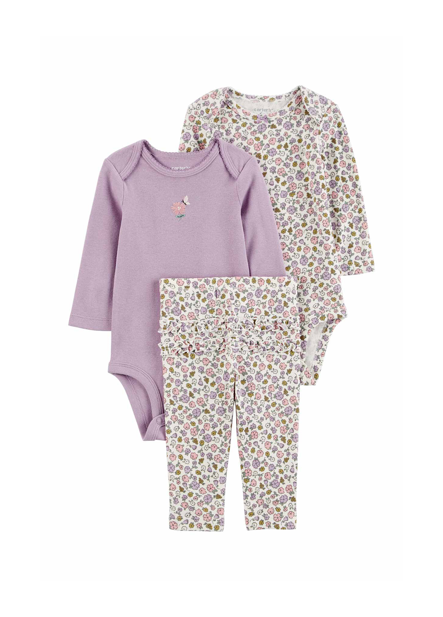 Body & Pantolon Kız Bebek 3'lü Set