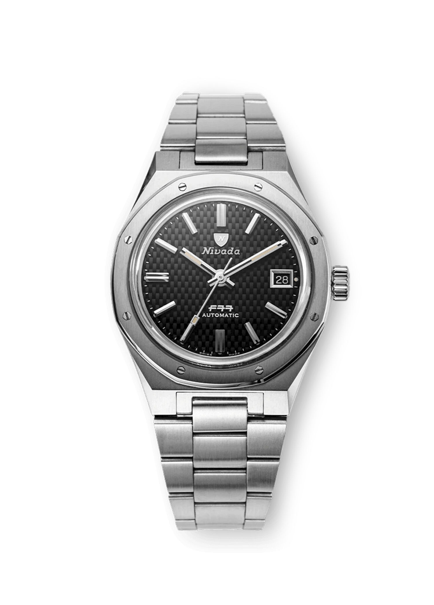 F77 Black 69000A77 Metal Çelik Erkek Kol Saati