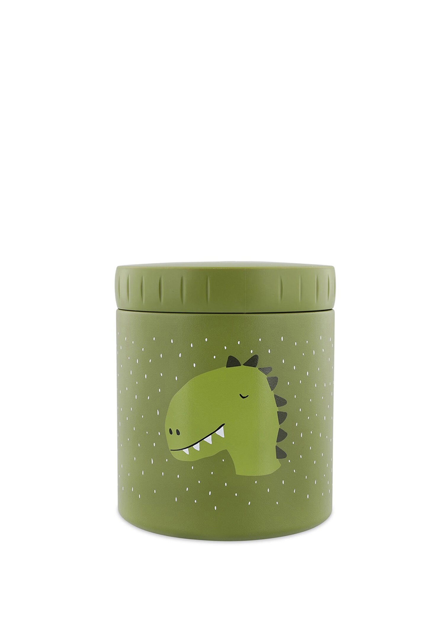 Mr. Dino Yeşil Çelik Termal Çocuk Yemek Kabı 500 ml