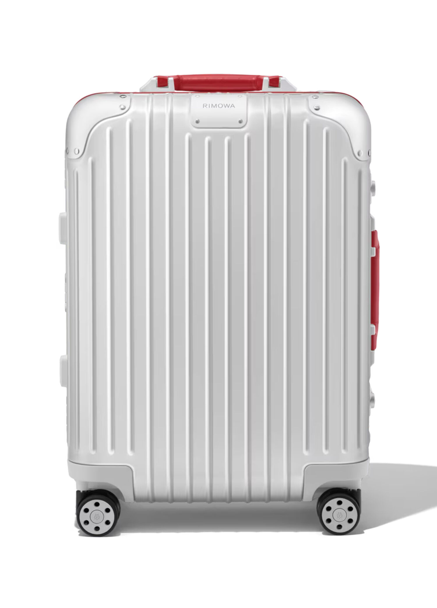 RIMOWA Gümüş Erkek Original Cabin Twist Silver Kırmızı Bavul