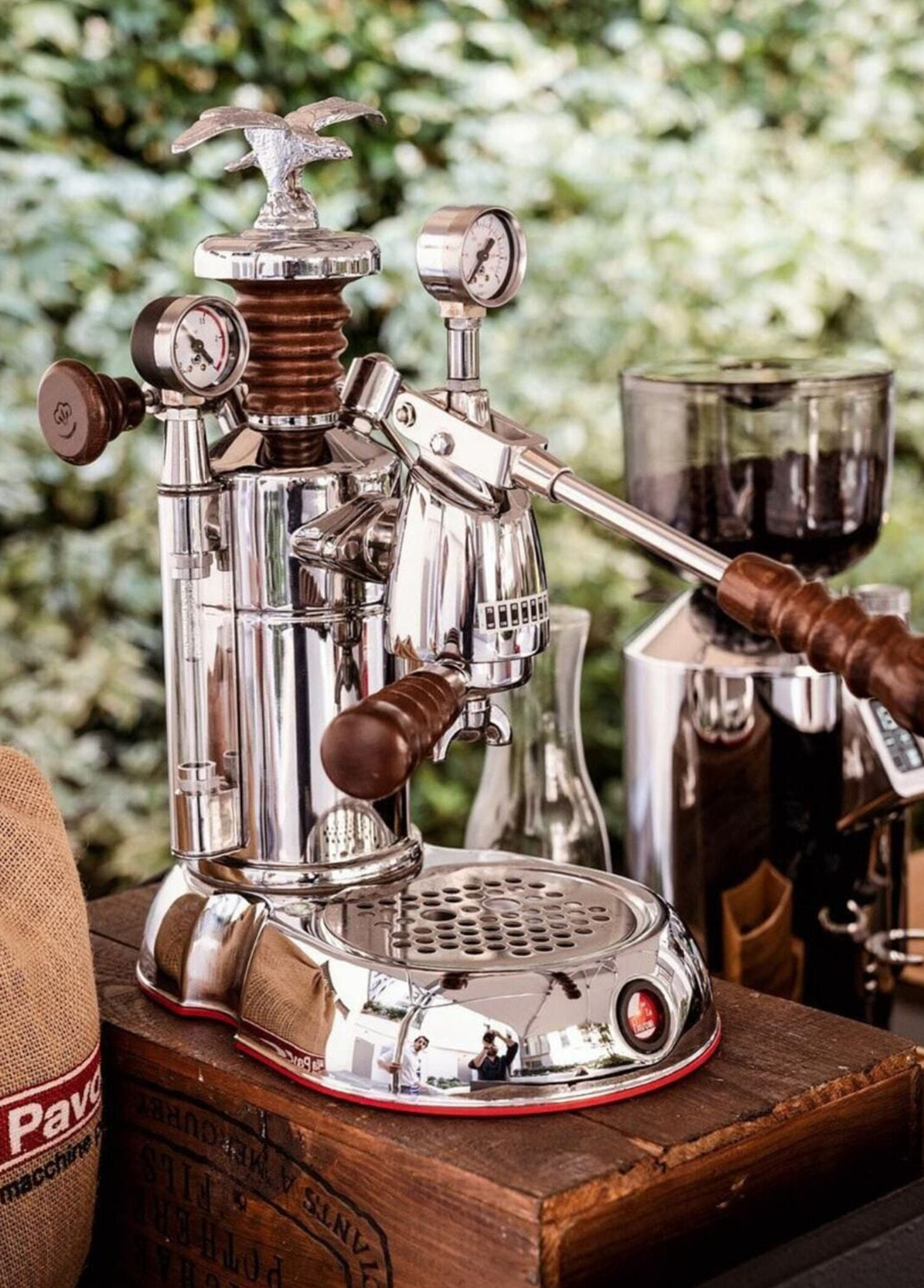 La Pavoni - 1905 Esperto Abile Espresso Kahve Makinesi - Silver