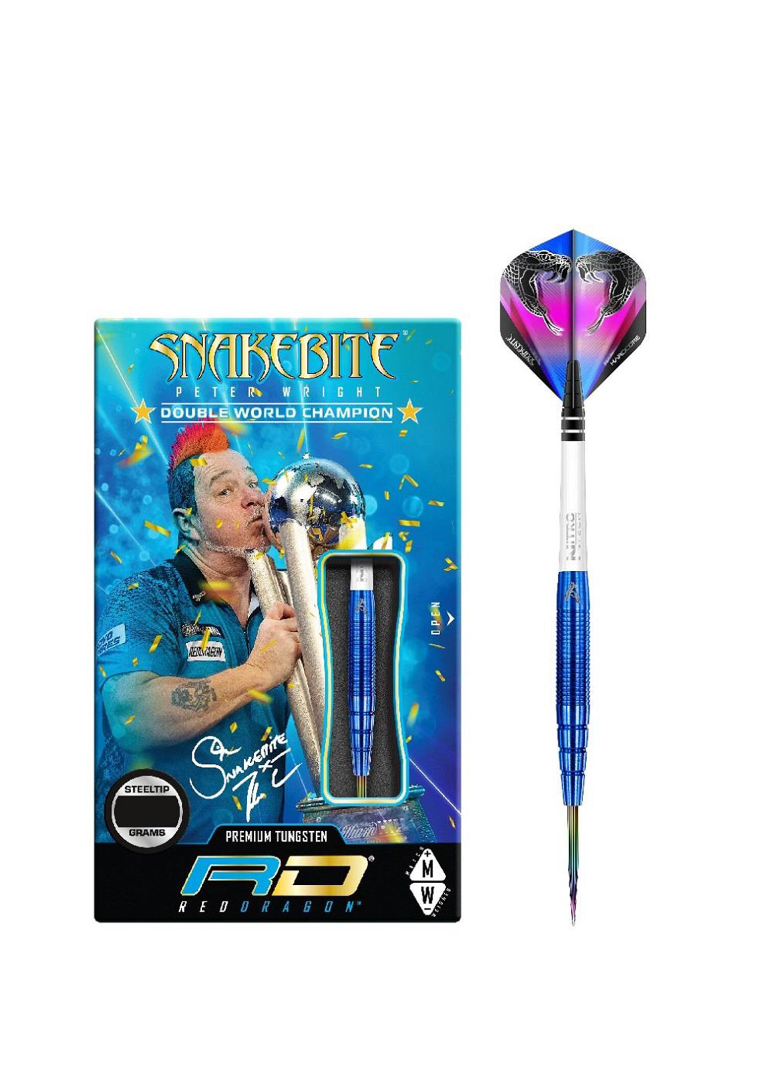 Peter Wright PL15 Blue % 90 Tungsten Çelik Uçlu Dart Oku