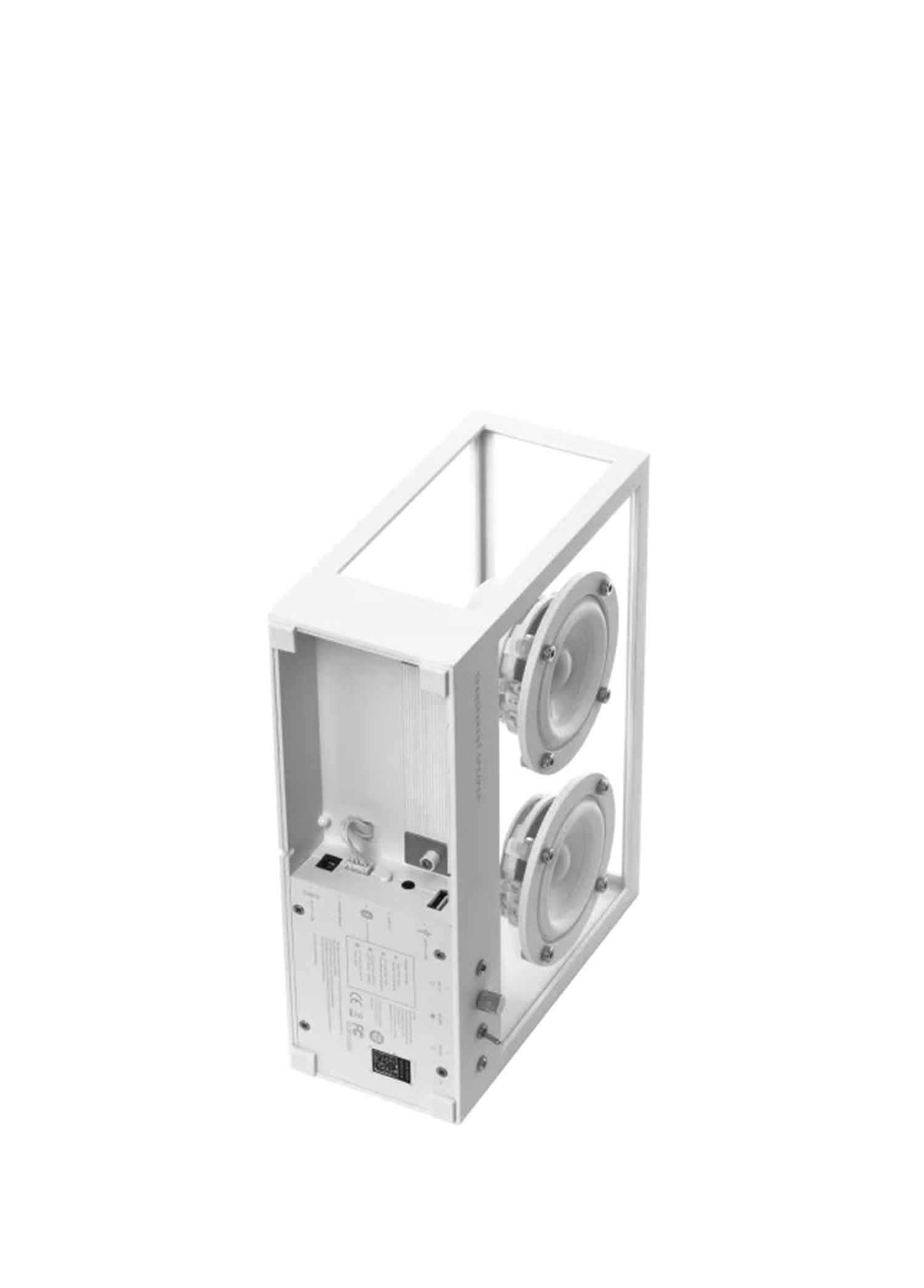 Small Transparent Speaker ホワイト 小型透明 bluetooth スピーカー - ホワイト – zen minded