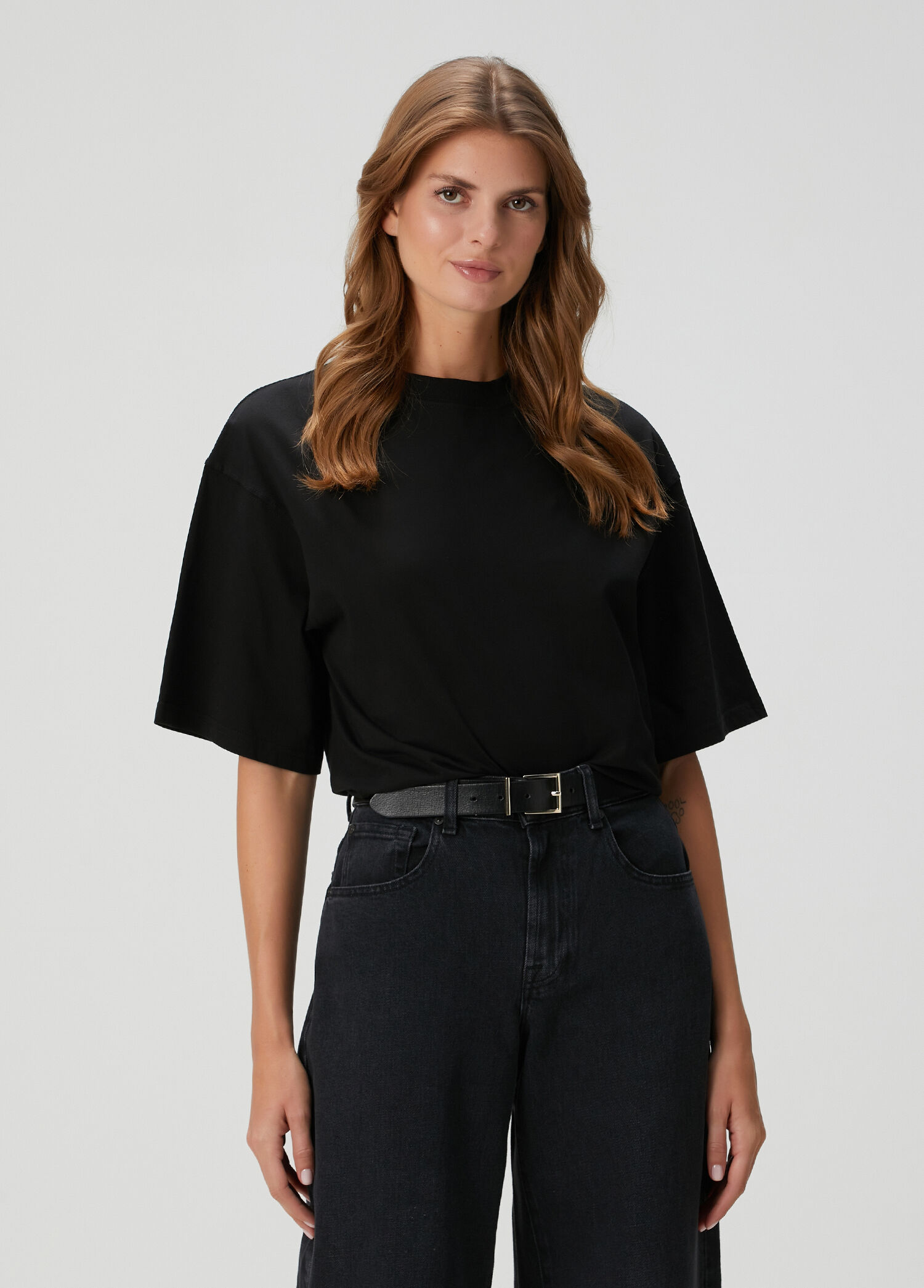Craneo Amelie Oversized Black T-Shirt