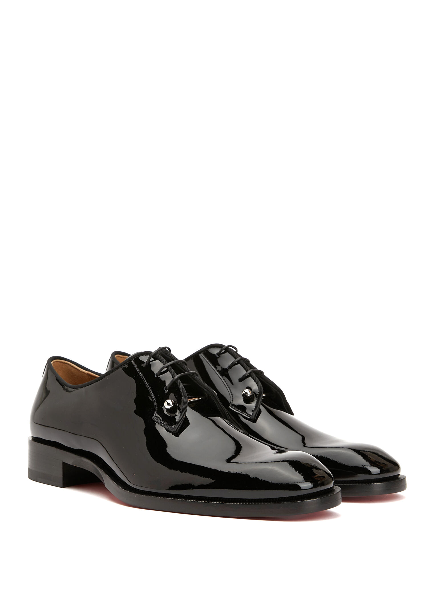 Christian Louboutin Siyah Erkek Chambeliss Siyah Deri Smokin