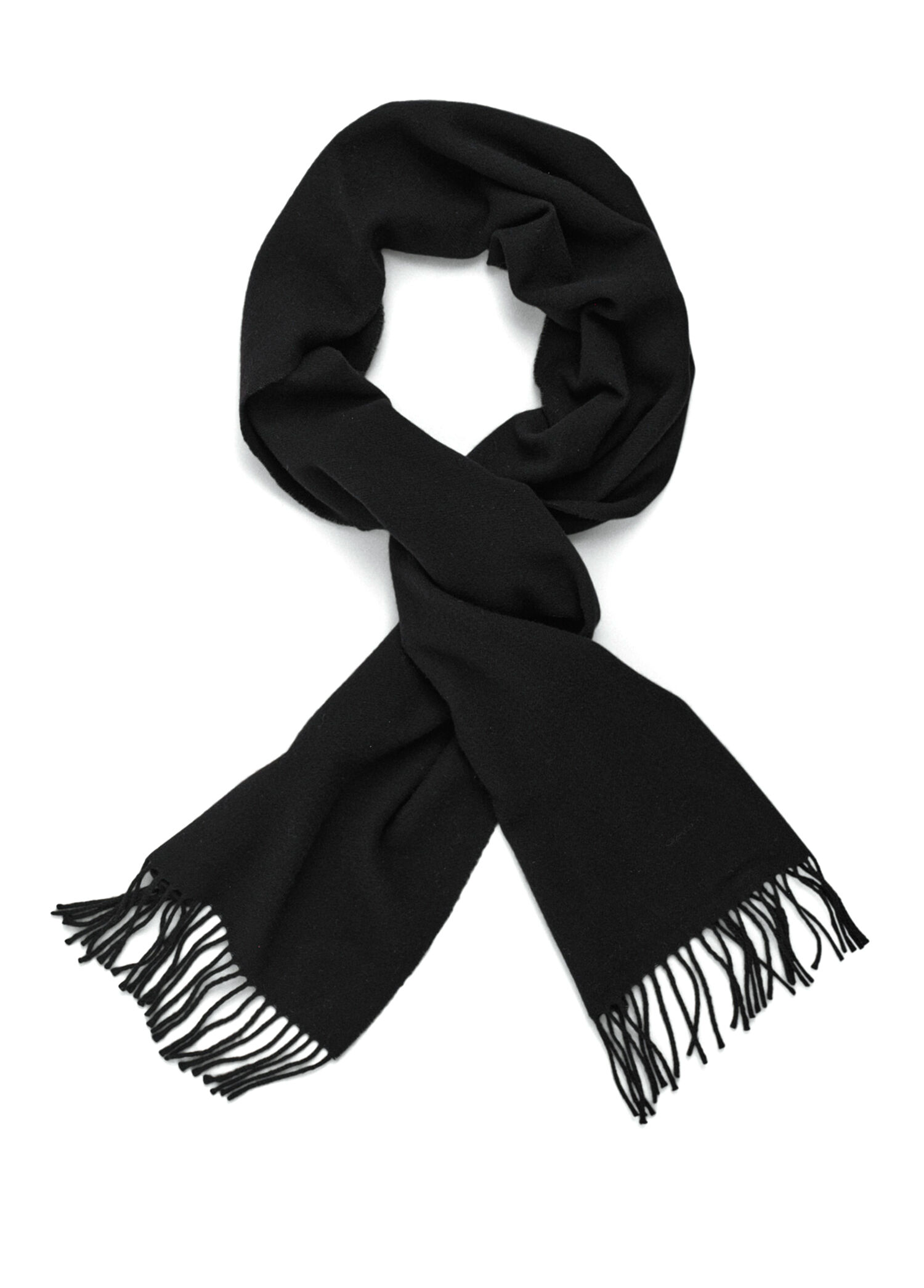 Siyah Yün Unisex Atkı