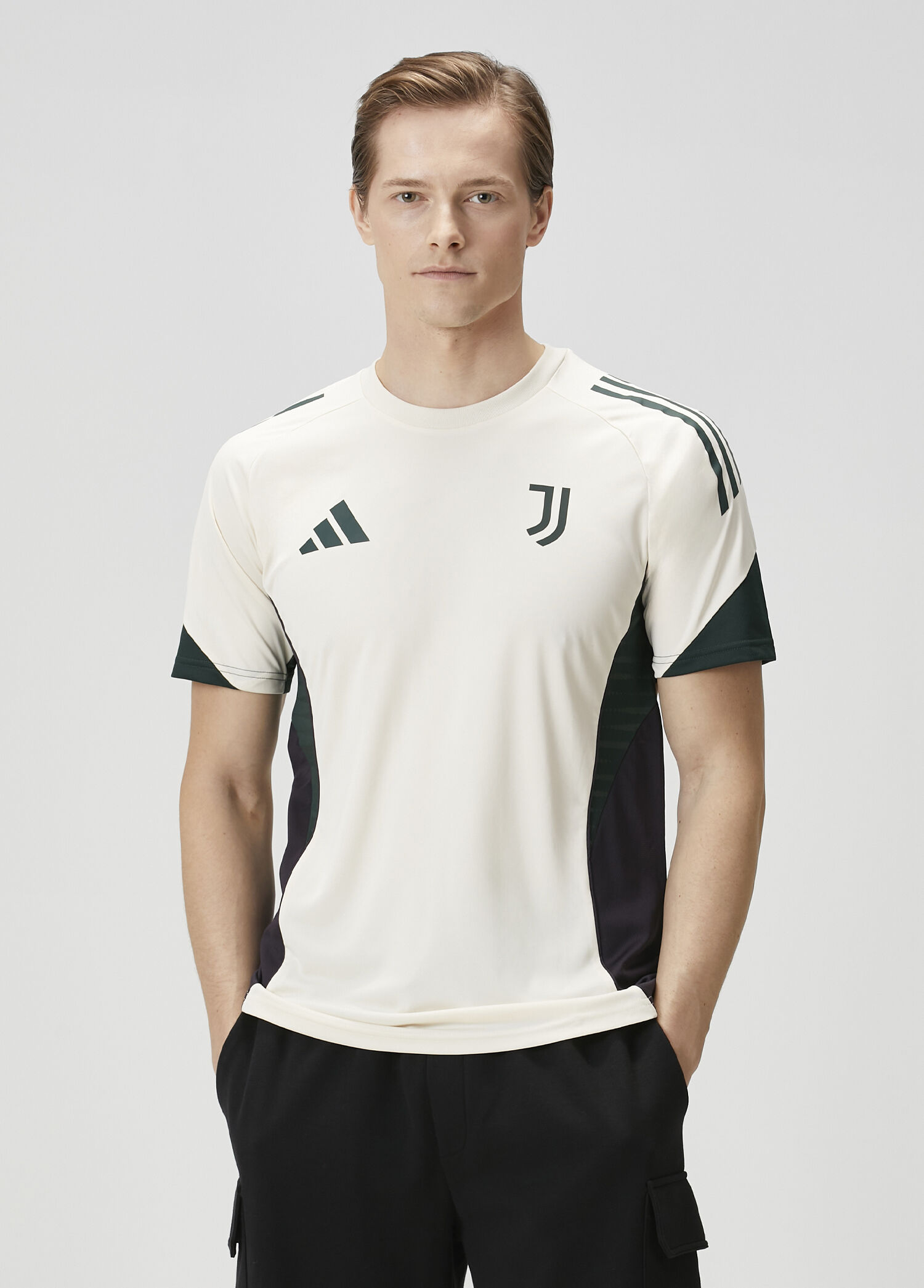 Adidas - Juventus Tiro 25 Competition Antrenman T-shirt - Ekru