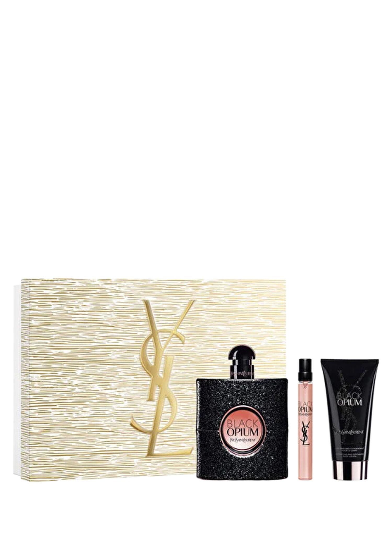 (M06)Yves Saint Laurent BLACK OPIUM セット Yves Saint Laurent - Black Opium Edp Women's Perfume Set