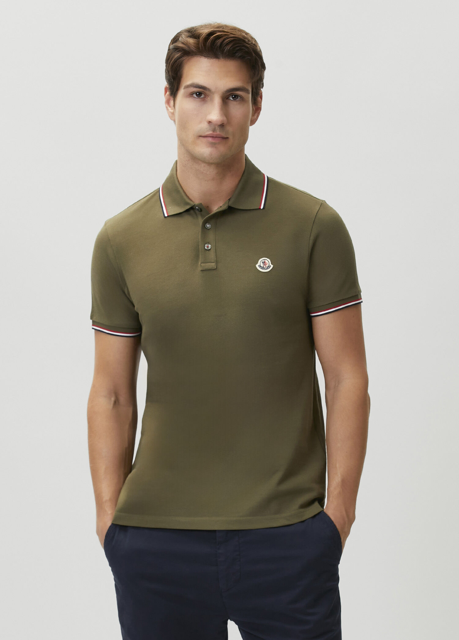 Haki Polo Yaka T-shirt