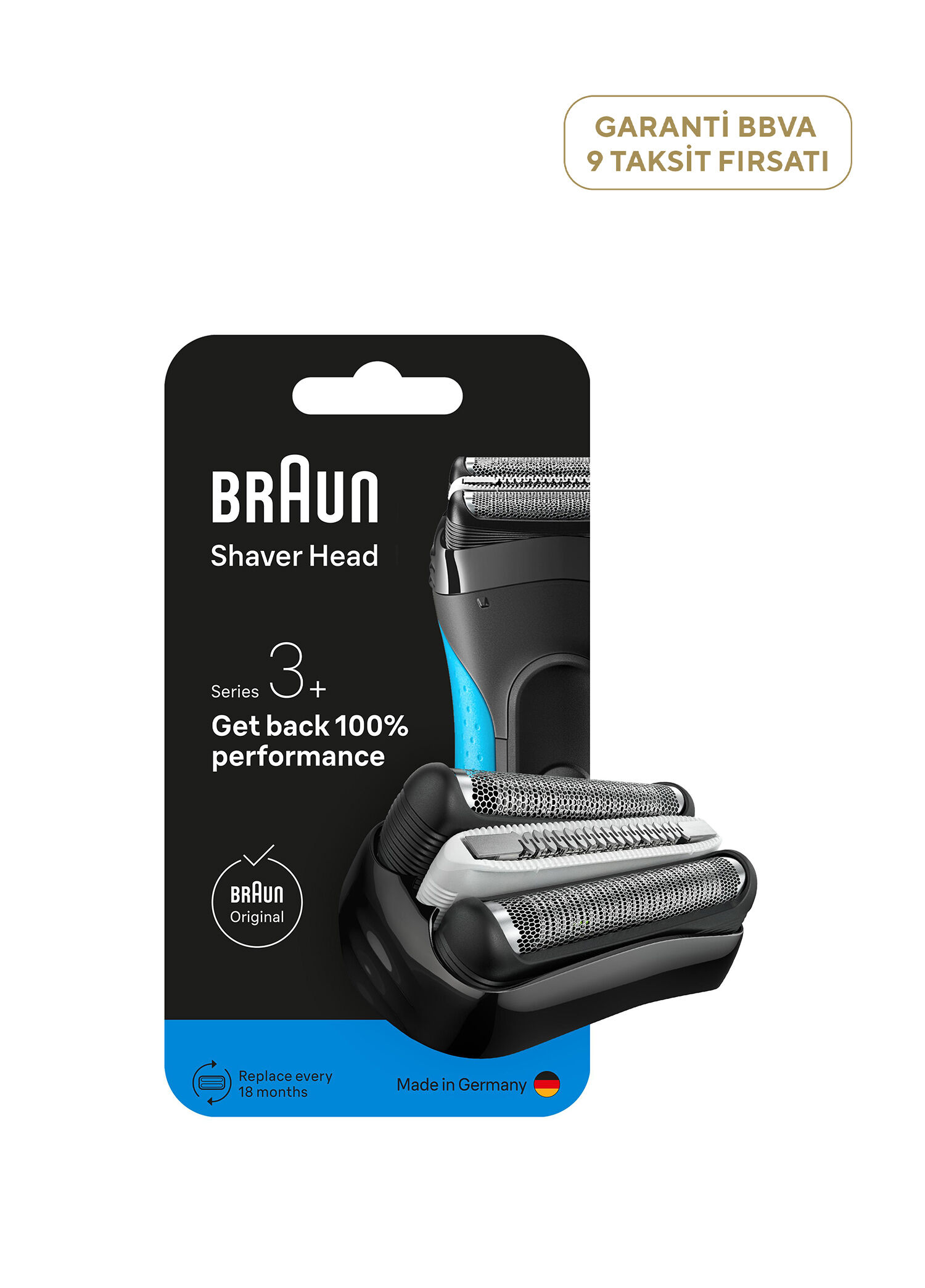 Braun Series 3+ Elektrikli Tıraş Makinesi Yedek Başlığı 32B
