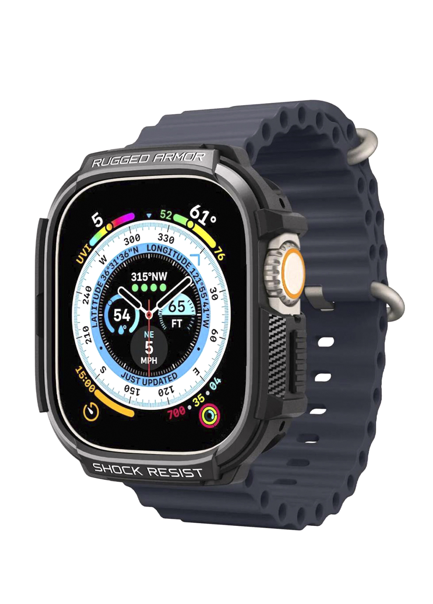 Apple Watch Ultra Uyumlu Rugged Armor Kılıf