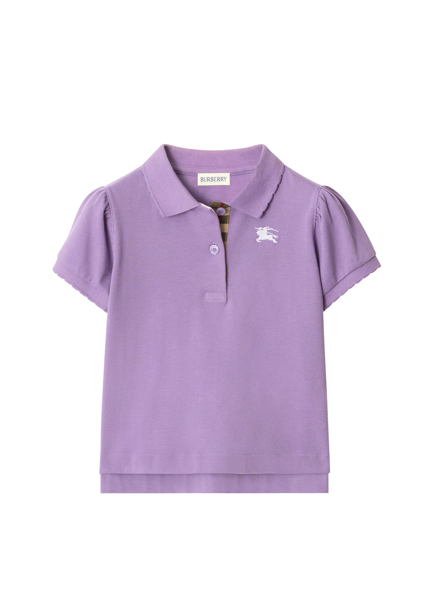 Emmy Mor Polo Yaka Kısa Kollu Unisex Çocuk T-Shirt
