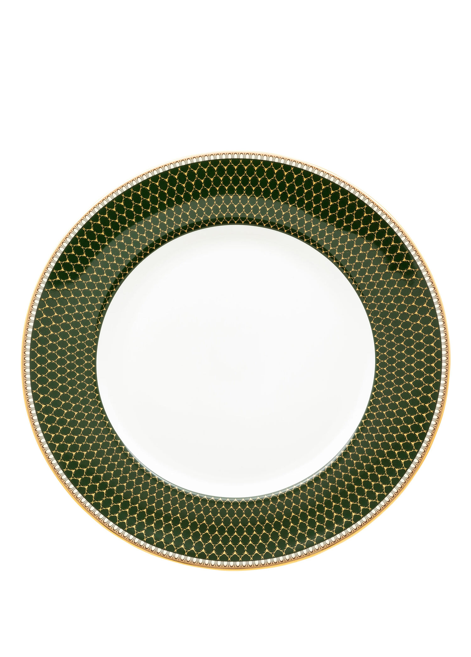 GC Antler Trellis Dark Green Gold Porselen Tabak 20 cm