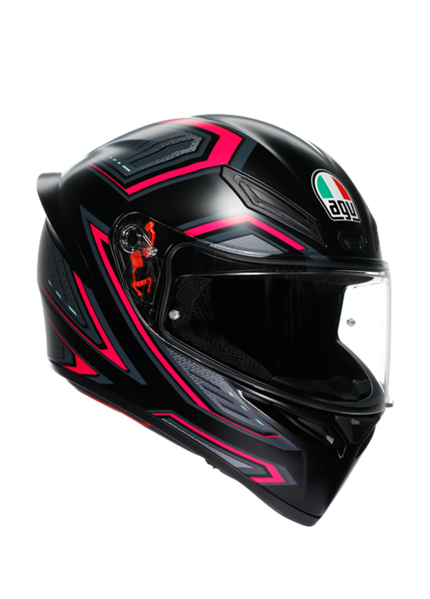 K1 S E2206 Sling Matt Black Pink Kapalı Motosiklet Kaskı