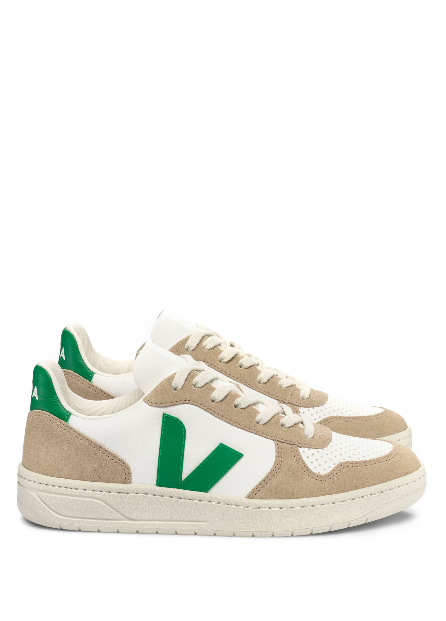 V-10 Chromefree Beyaz Kadın Deri Sneaker