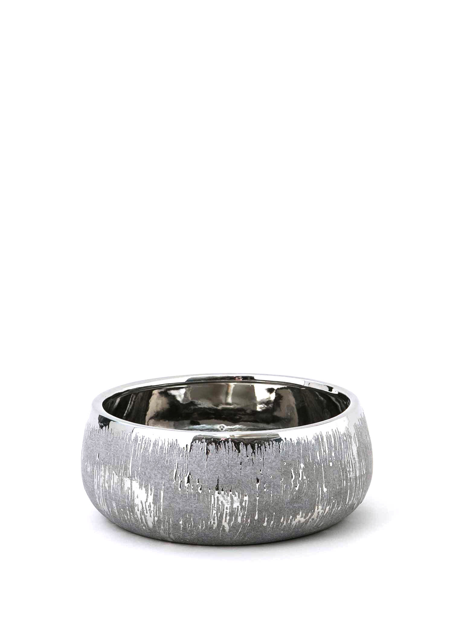 Chakra - Drops Silver Porcelain Pot 8 cm