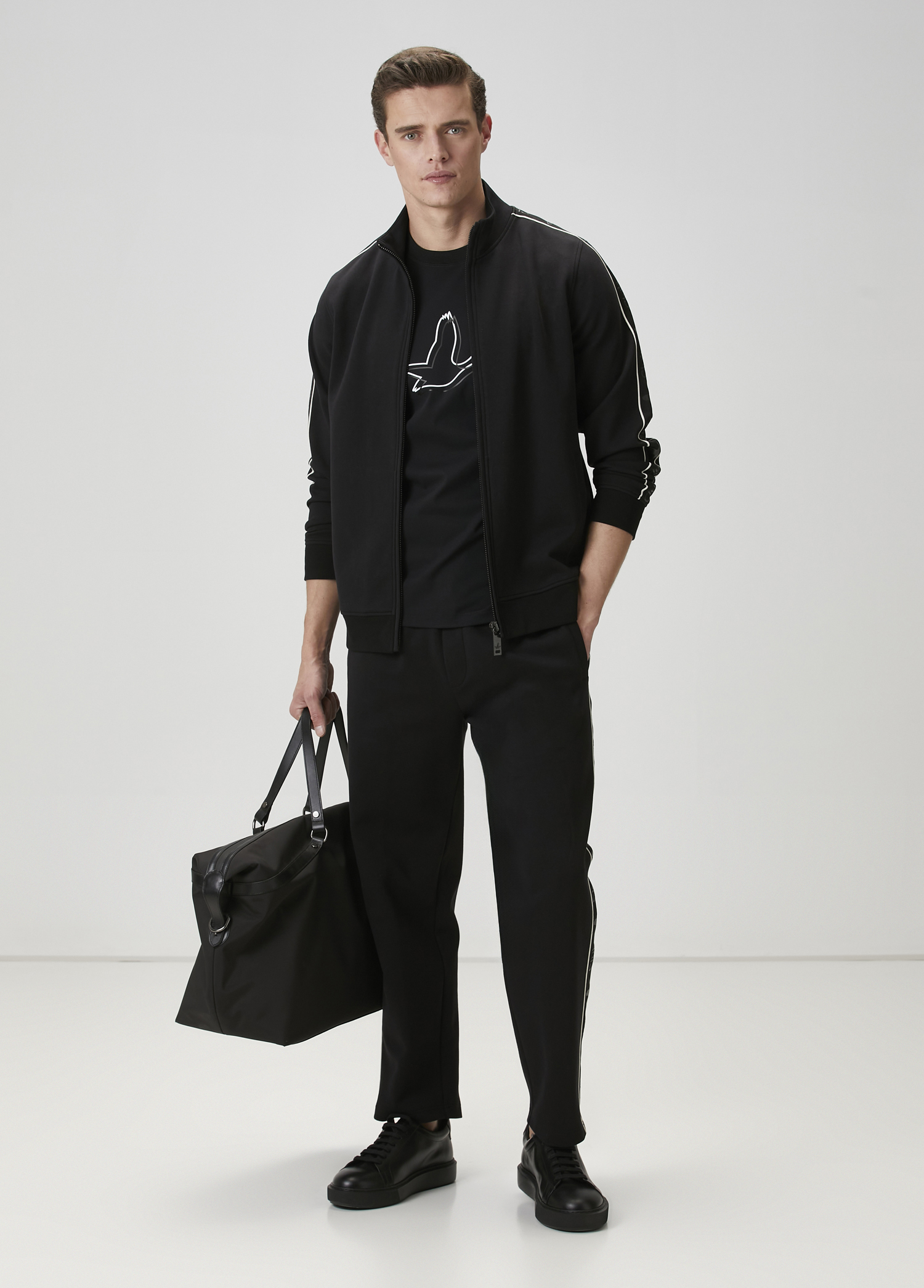 Relaxed Fit Siyah T-shirt_2