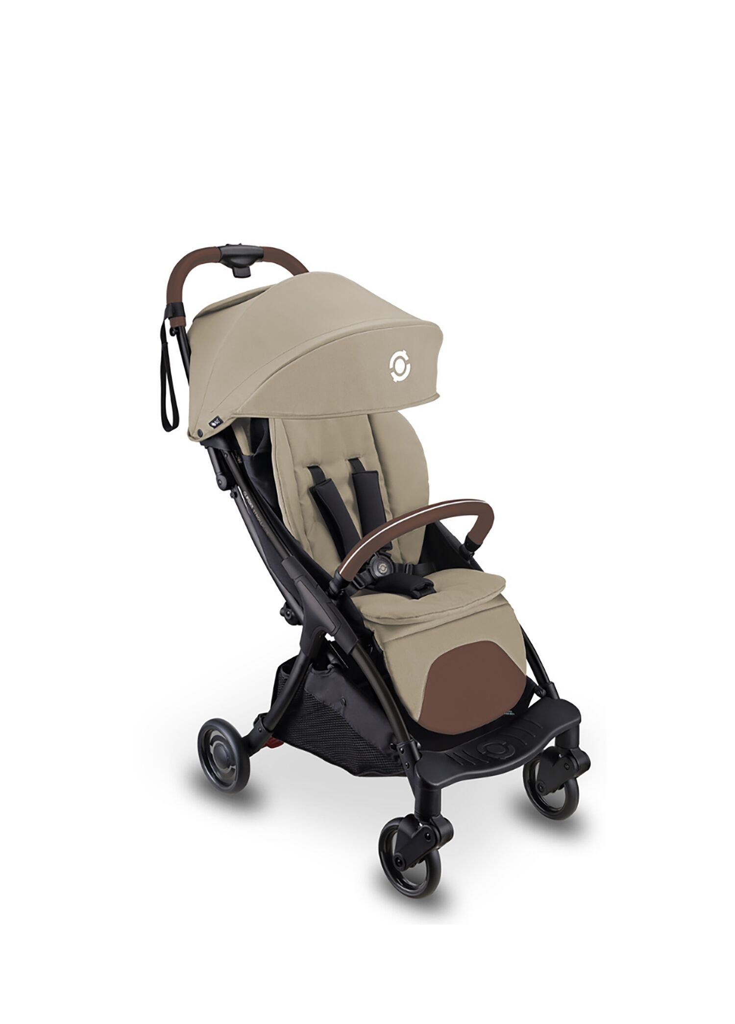 Stroll-lite Bej Otomatik Katlanabilen Bebek Arabası