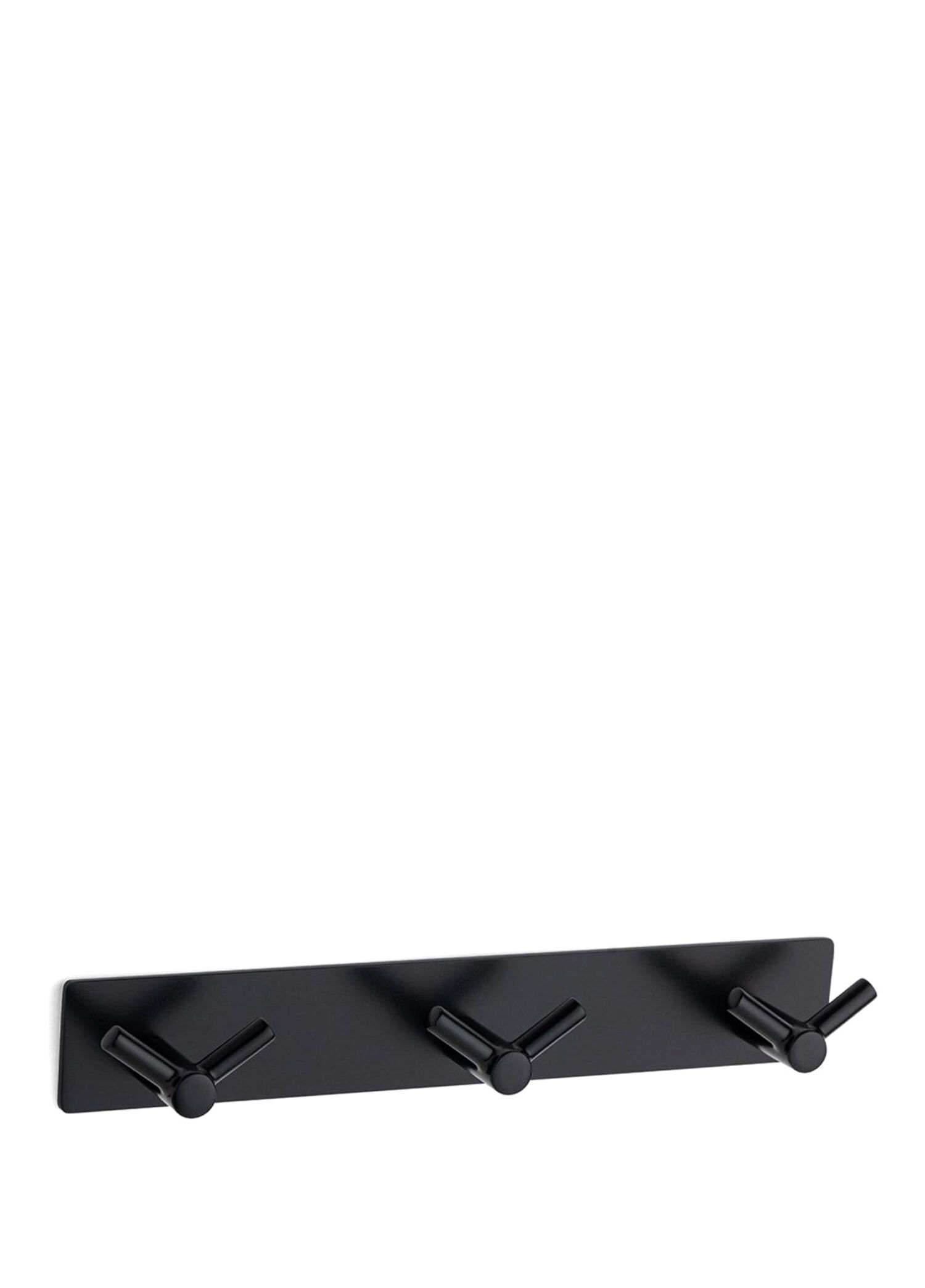 Siyah Yapışkanlı Banyo Askısı 255 mm