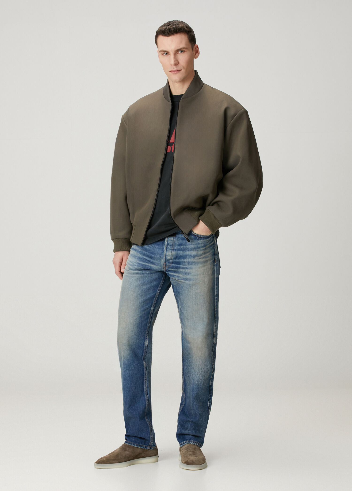 Haki Yün Bomber Ceket