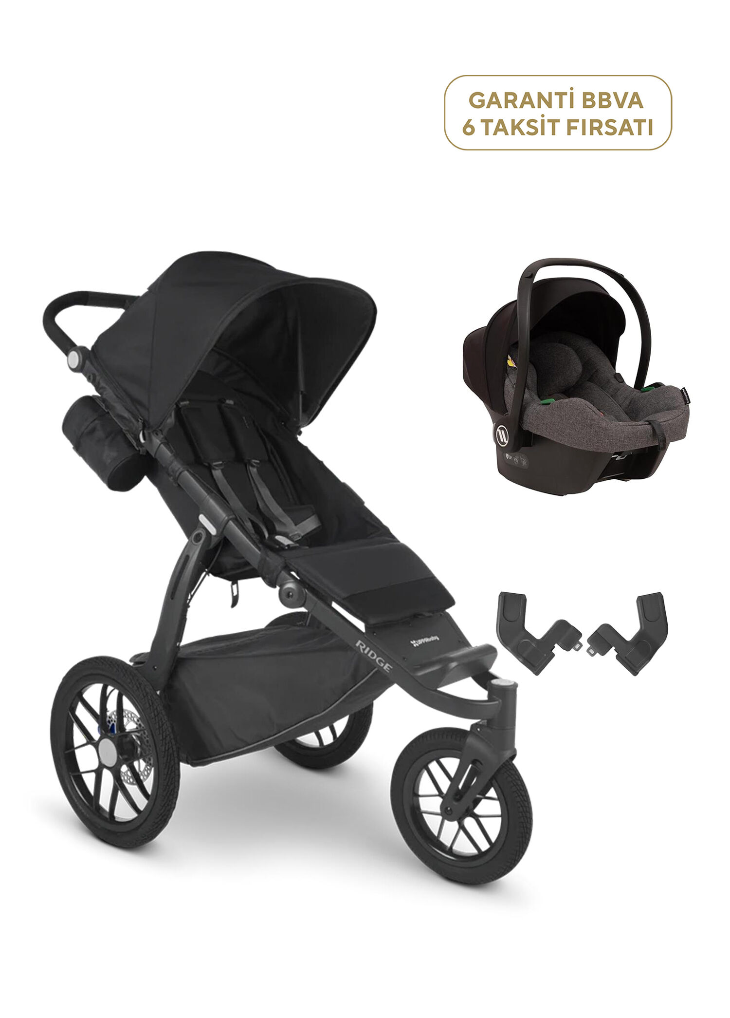 Ridge Cosmo Jake Grey Seyahat Sistem Bebek Arabası