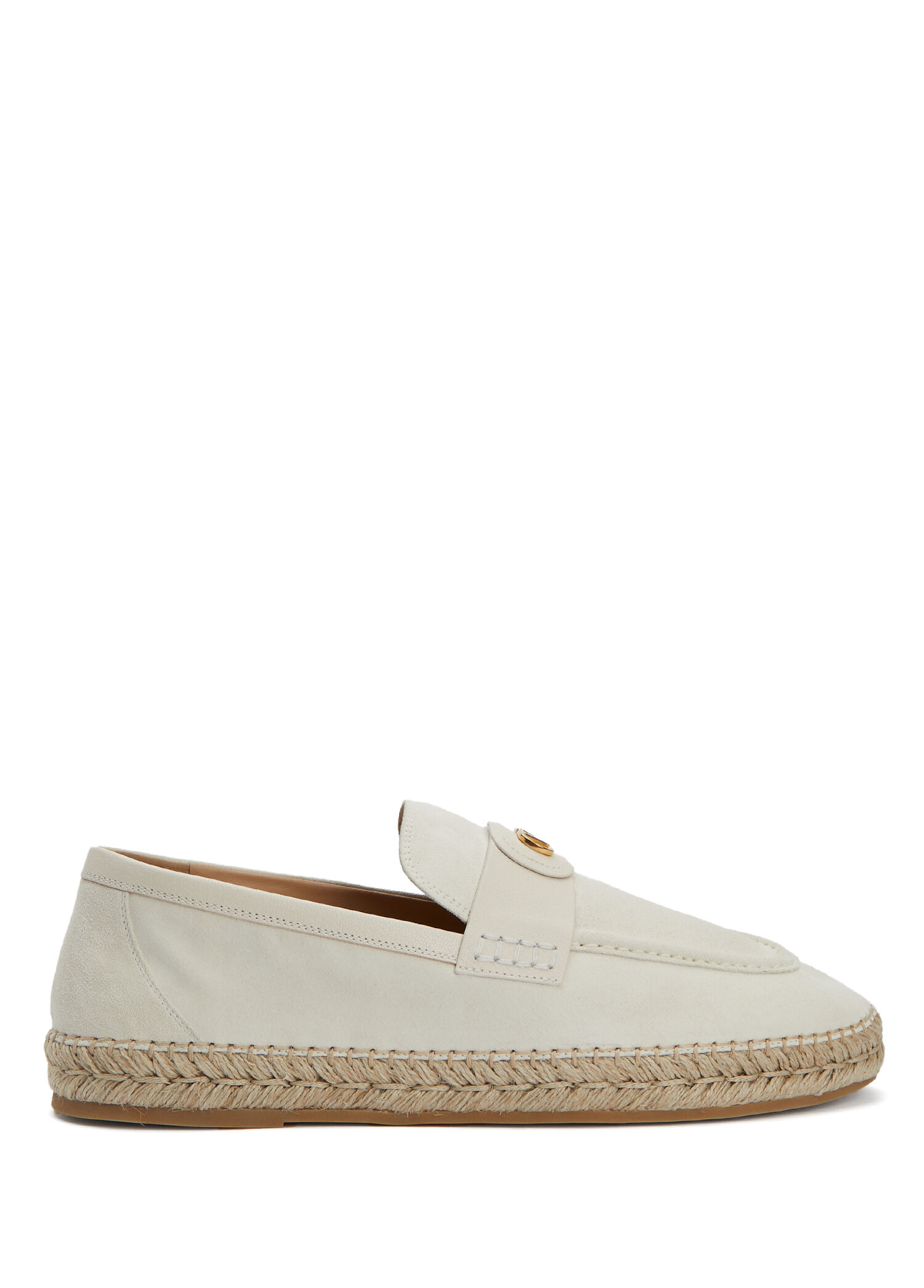 Palm Avenue Krem Erkek Deri Espadril