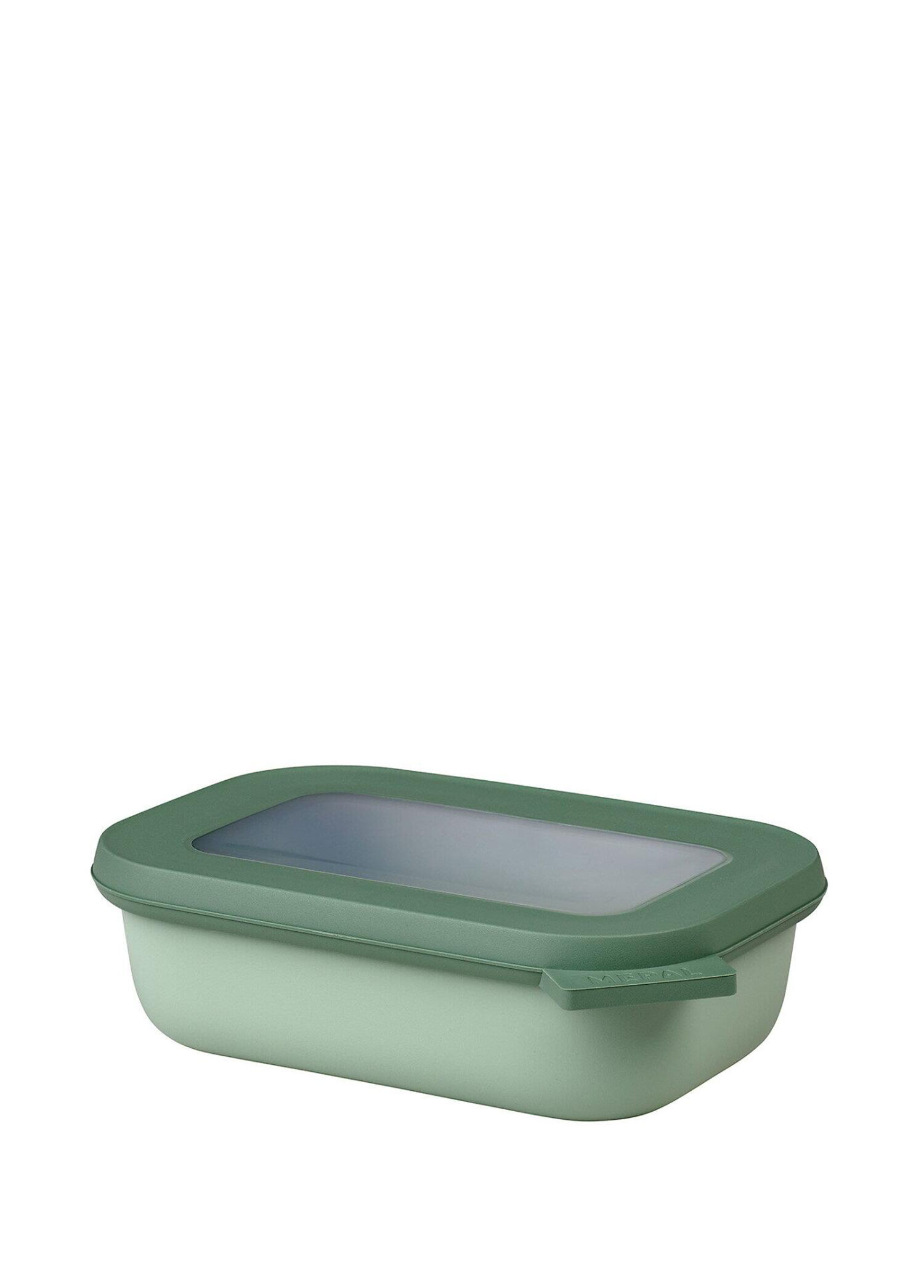 Multi Bowl Cirqula Rectangular Yeşil Plastik Yemek Kabı