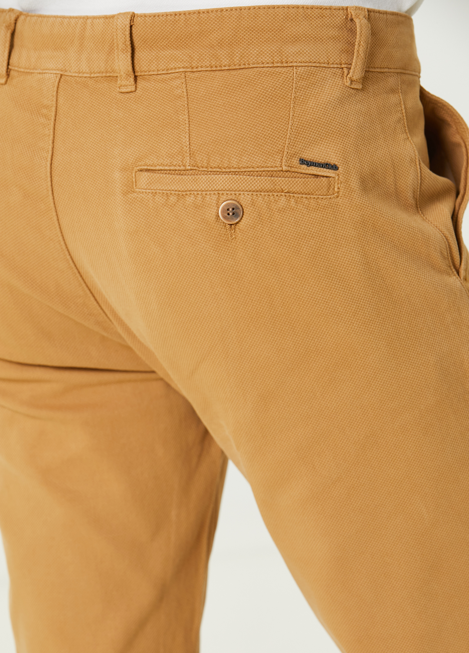 Slim Fit Camel Pantolon_4