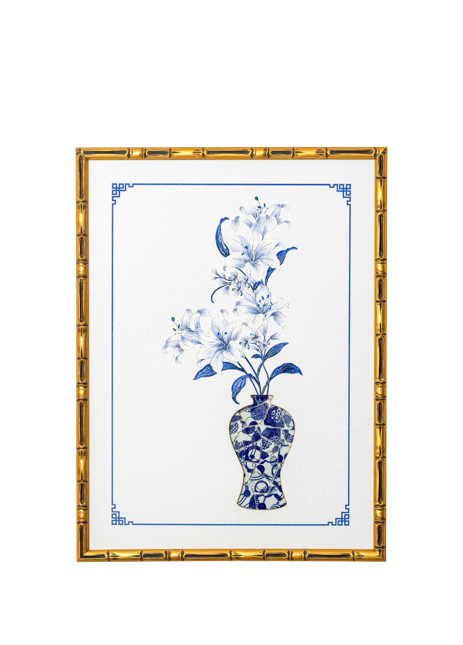Floral Seramik Karo Tablo 60 x 80 cm