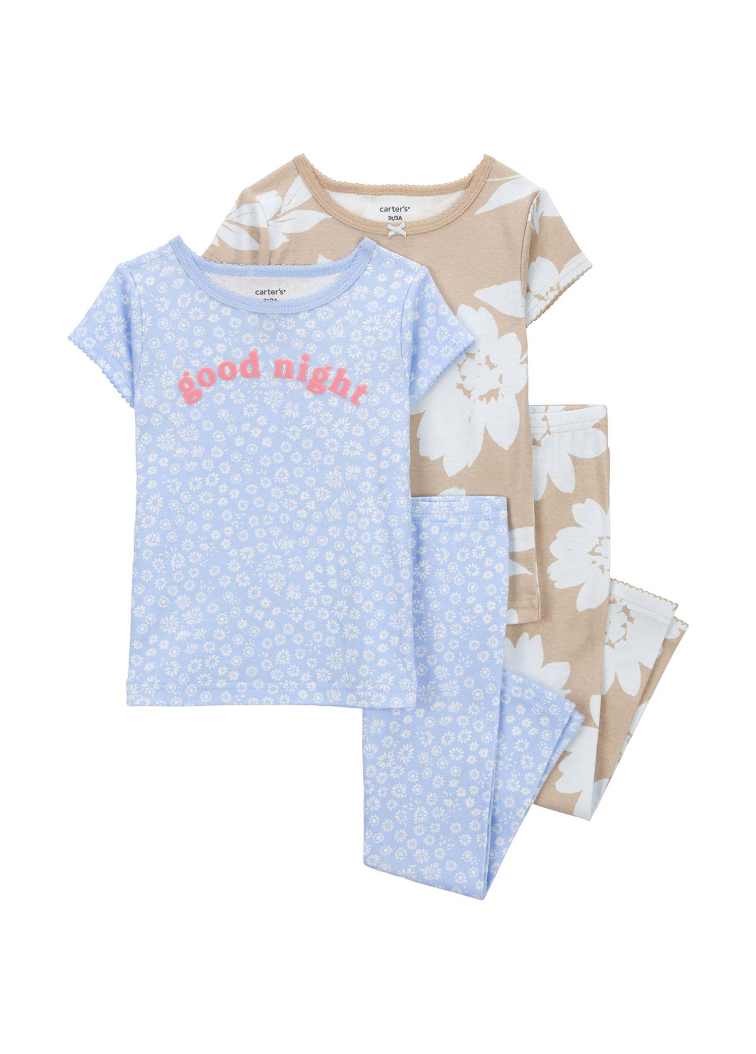 Desenli Kız Çocuk Pijama Set