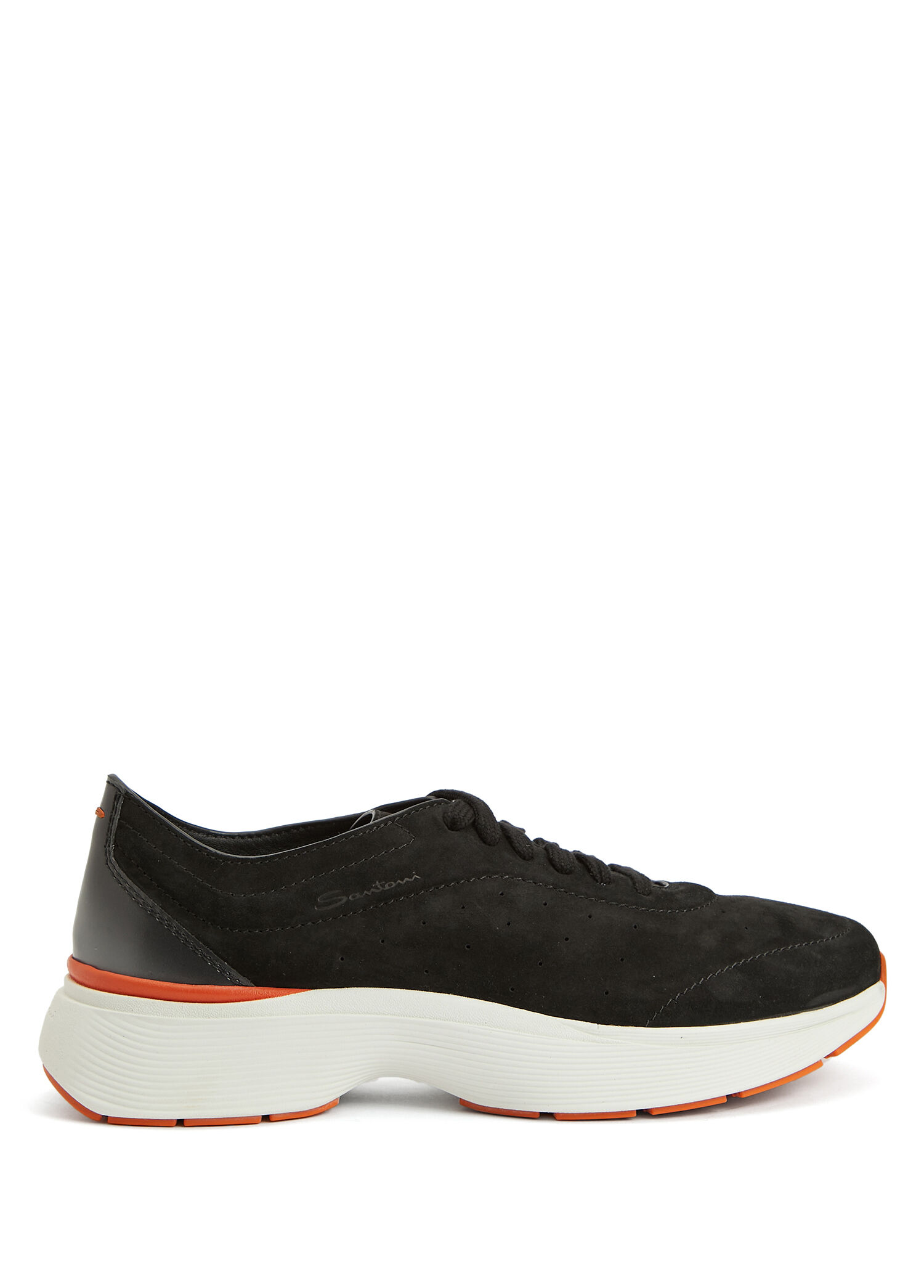 Siyah Erkek Süet Sneaker