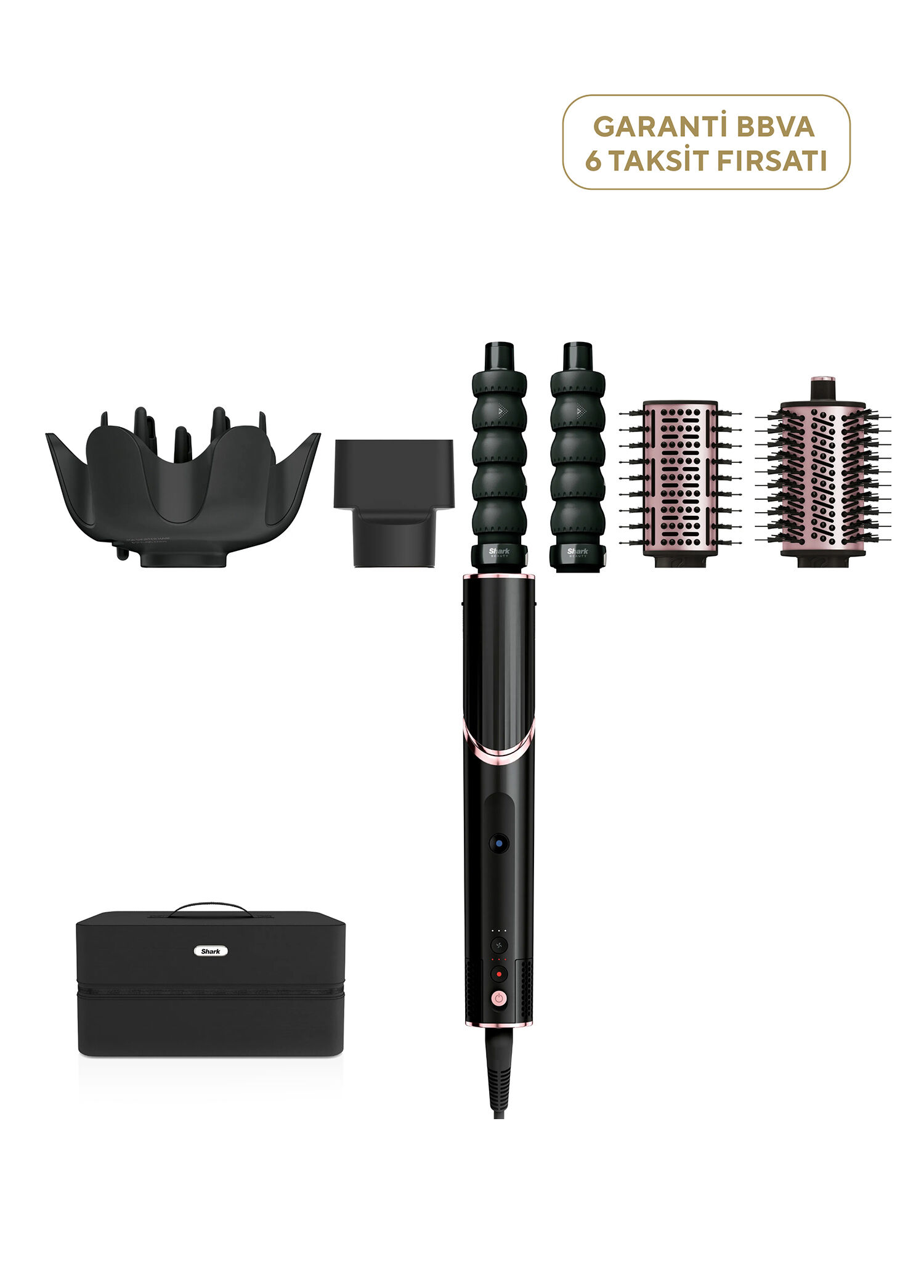 FlexStyle 5-in-1 Black Saç Kurutma ve Şekillendirme Sistemi