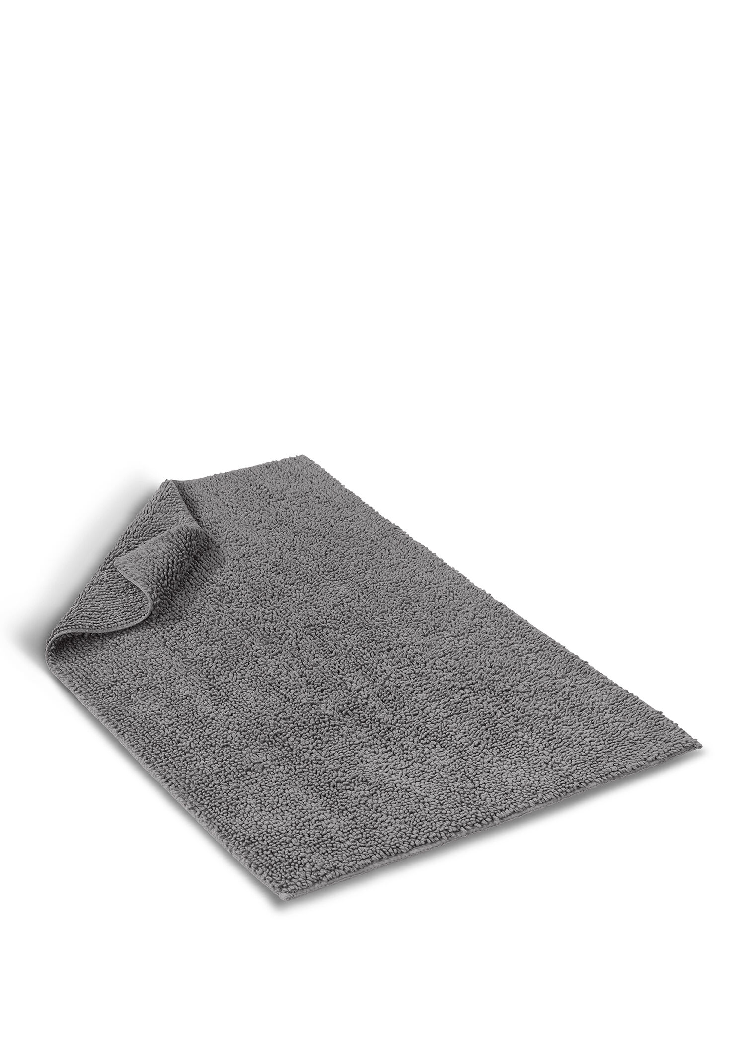Terry Tufted Dark Gray Pamuk Banyo Paspası 60 c 90 cm