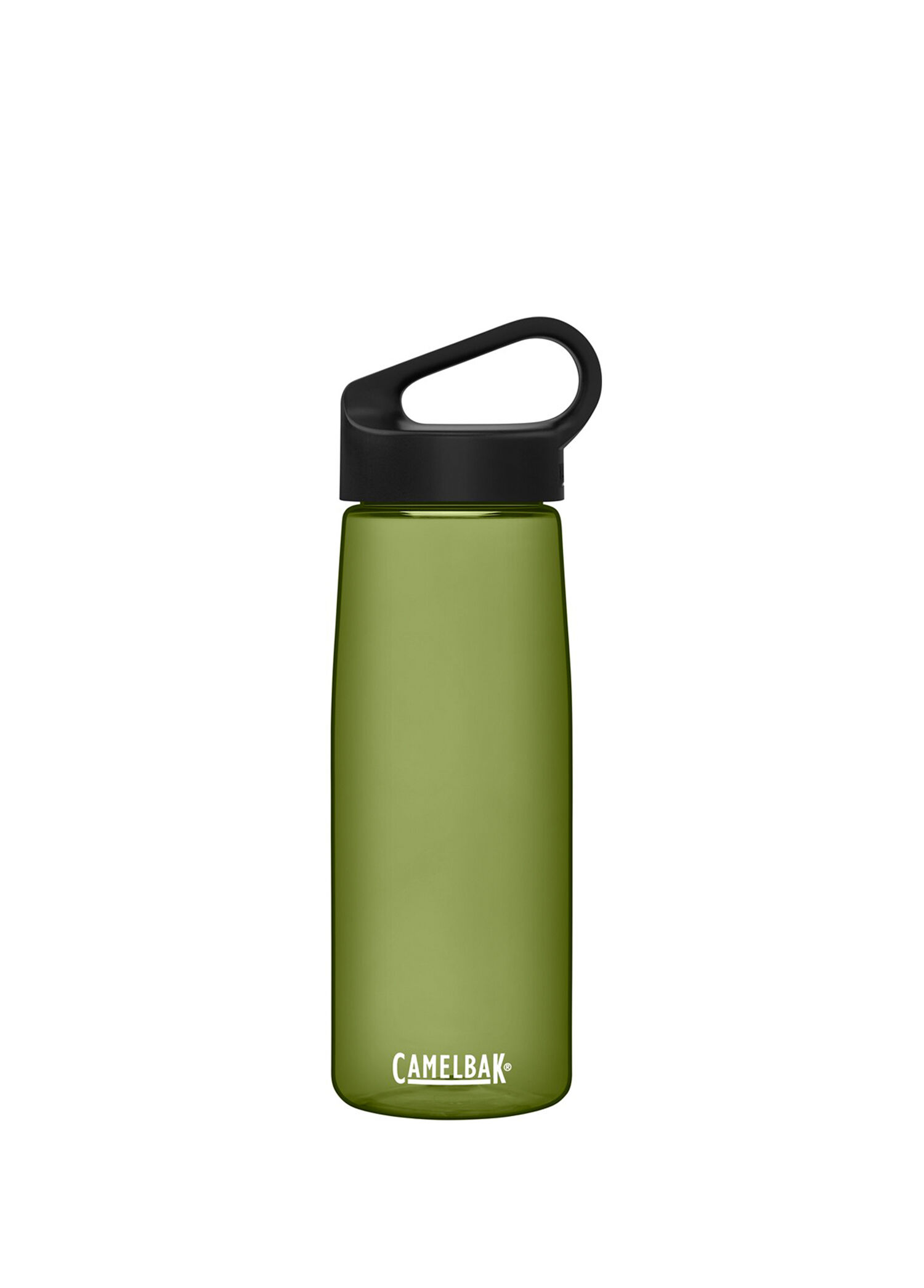 Olive Carry Cap Geri Dönüştürülmüş Tritan Plastik Yeşil Suluk 750 ml