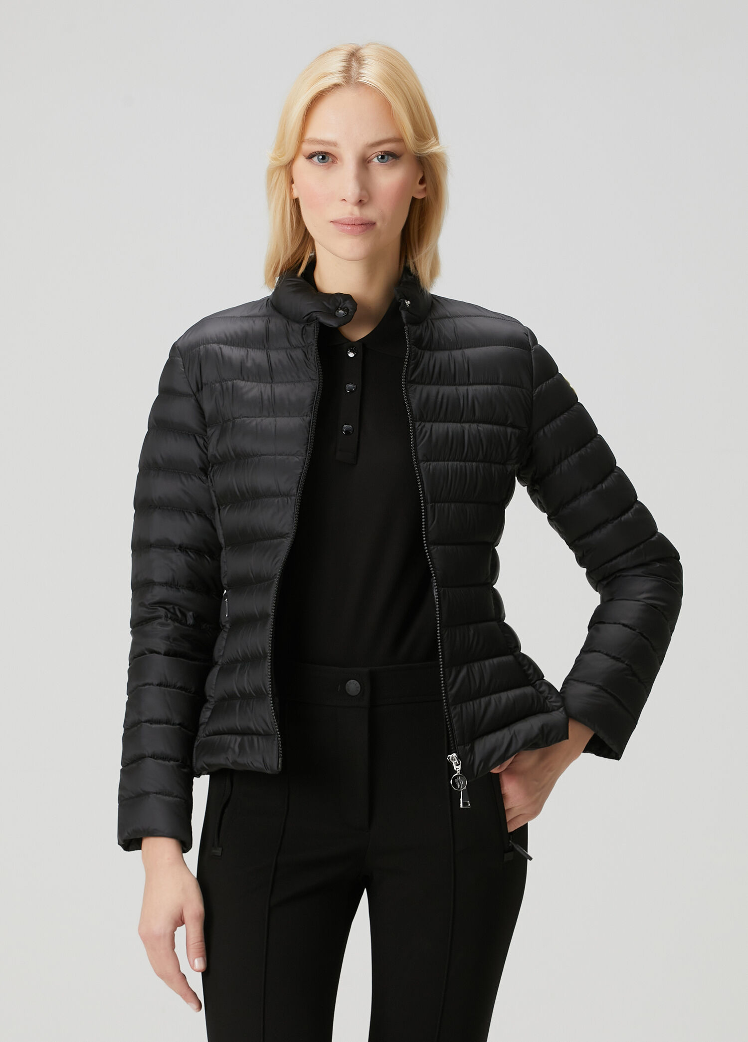 Igelle Siyah Puffer Mont