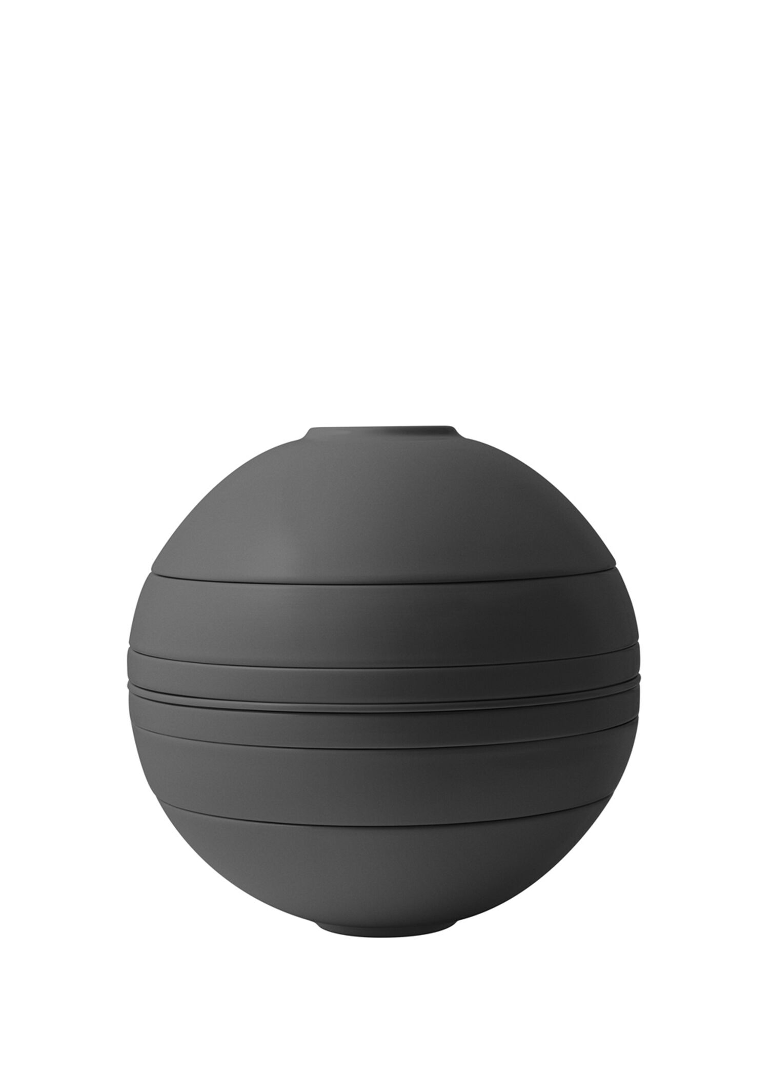 La Boule Siyah Porselen 2 Kişilik 7 Parça Yemek Takımı