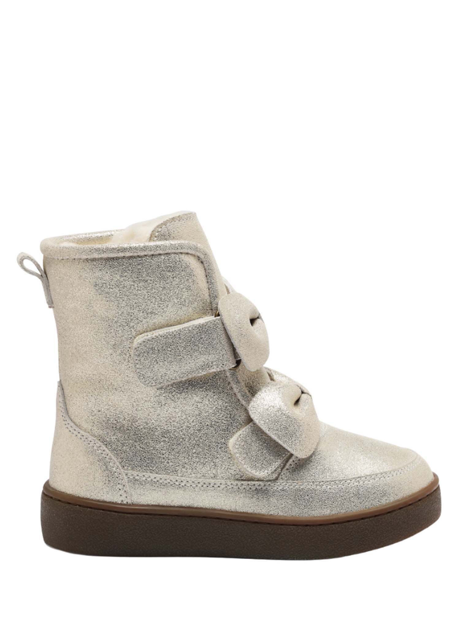 Isa Exclusive Silver Unisex Çocuk Deri Bot