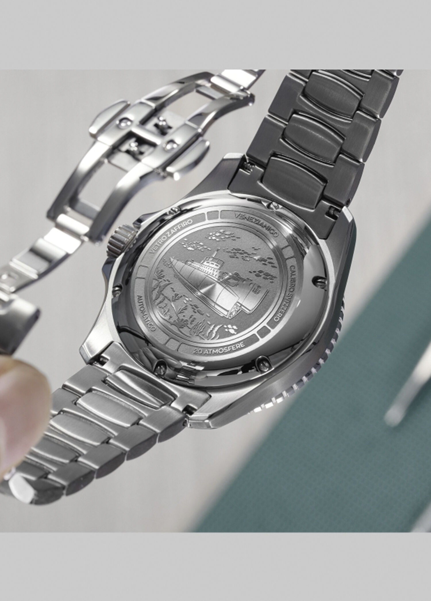 Venezianico Siyah Erkek 4521530C Nereide Ceramika Kurmalı Otomatik