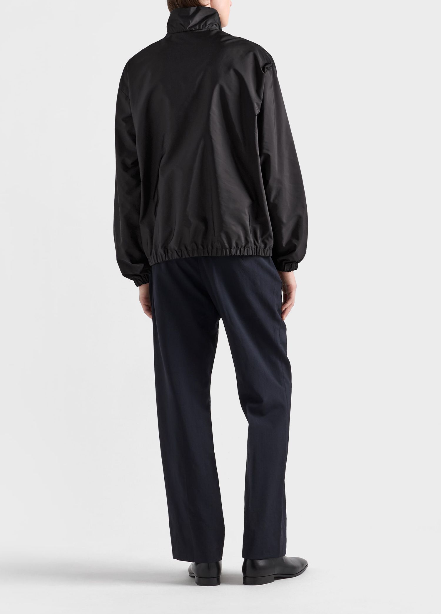 Prada Siyah Erkek Siyah Re-Nylon Dik Yaka Erkek Ceket 1917224 | Beymen
