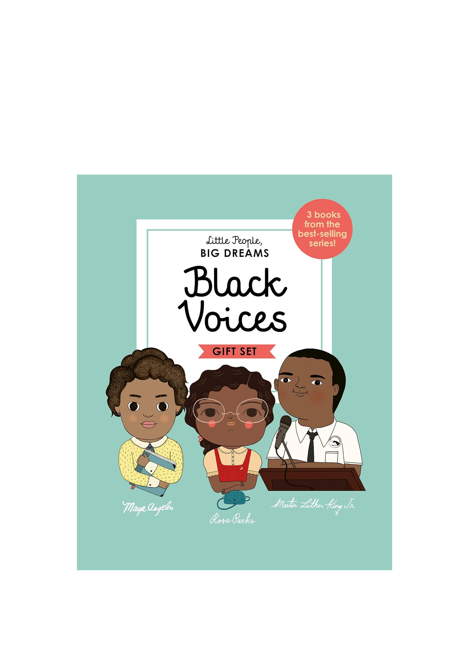 Little People, BIG DREAMS: Black Voices Maya Angelou - Rosa Parks - Martin Luther King Jr. Çocuk Yabancı Dil Kitap Seti