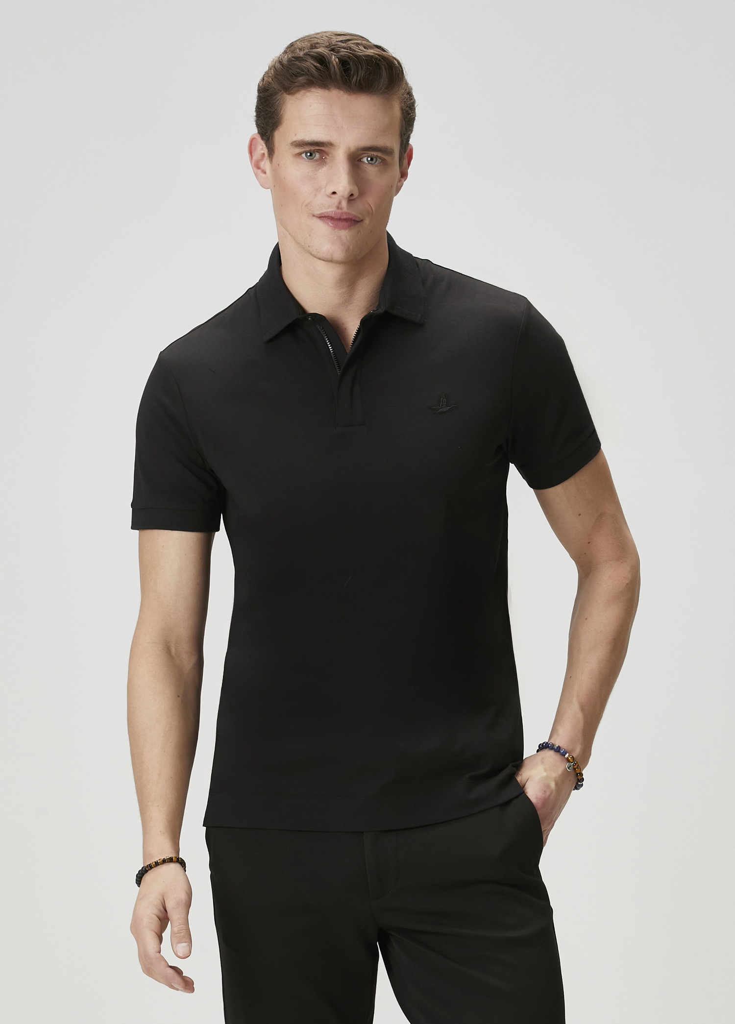 Siyah Polo T-shirt