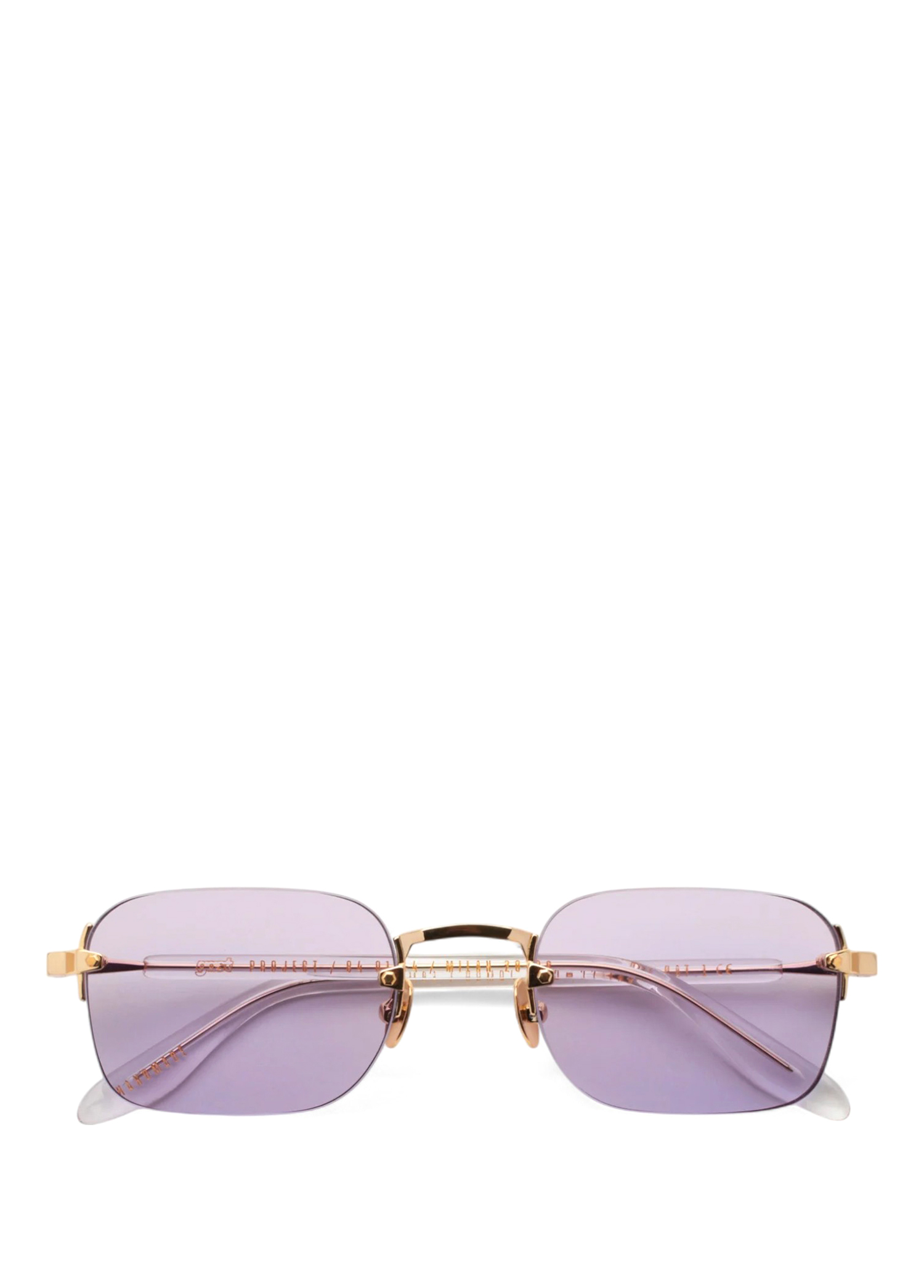 Gast - Domsa Silver Purple Acetate Unisex Sunglasses
