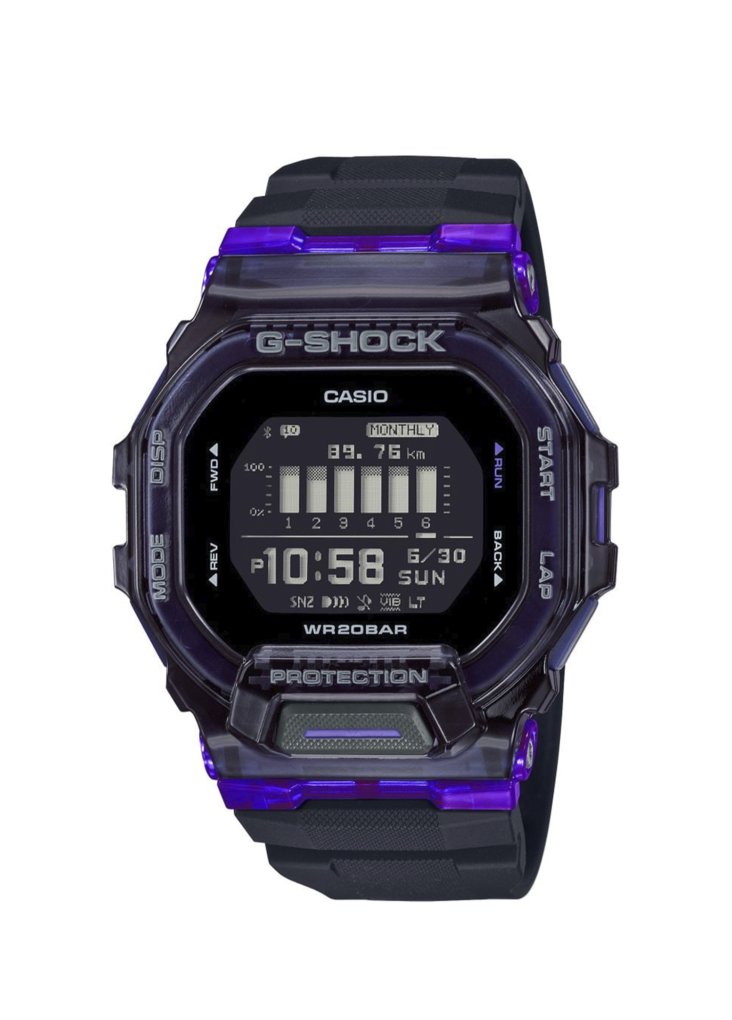 G-Shock GBD-200SM-1A6DR Siyah Erkek Kol Saati